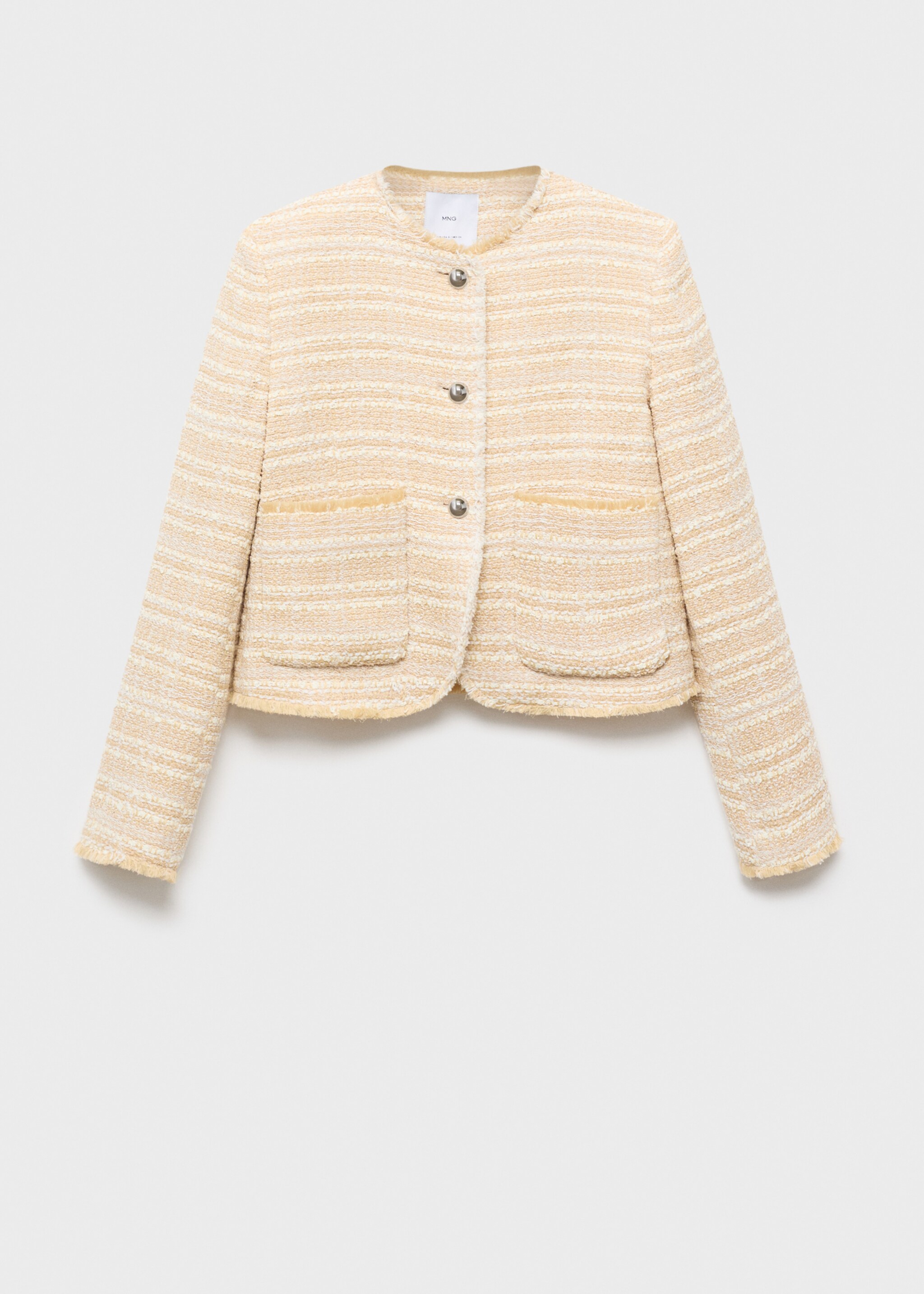 Tweed jacket with jewel buttons - Article without model