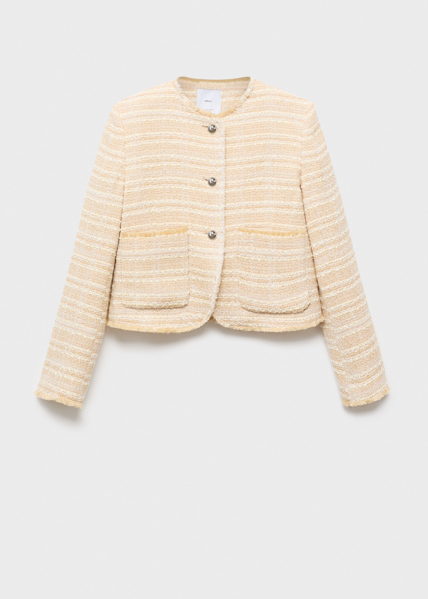 Tweed jacket with jewel buttons - Article without model