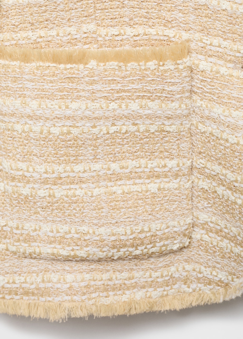 Tweed jacket with jewel buttons