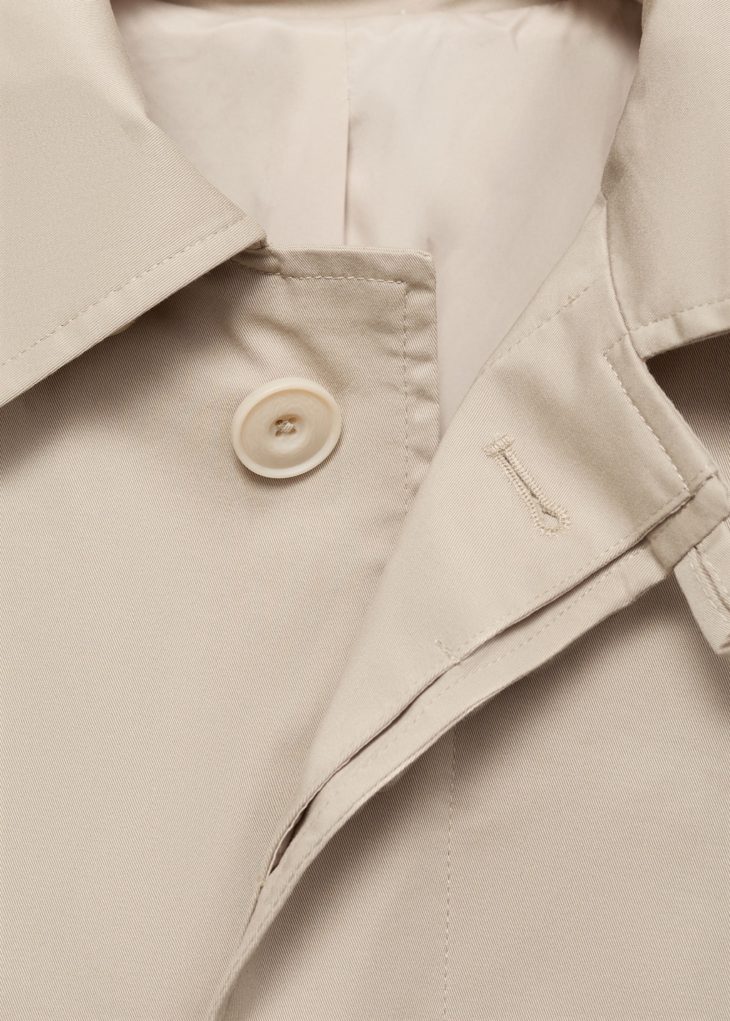 Classic water-repellent trench coat