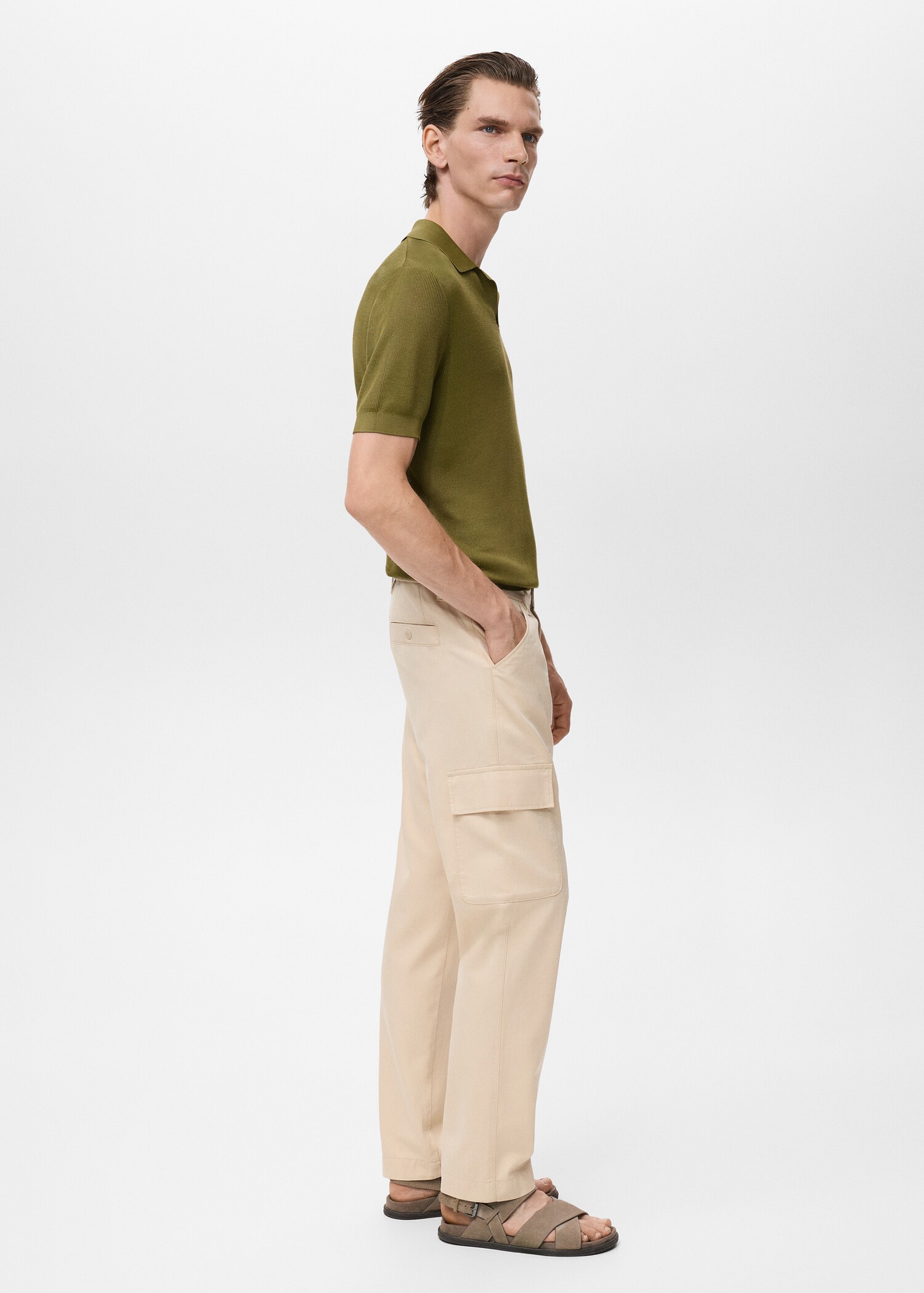 Pantalon droit poches cargo - Détail de l'article 2