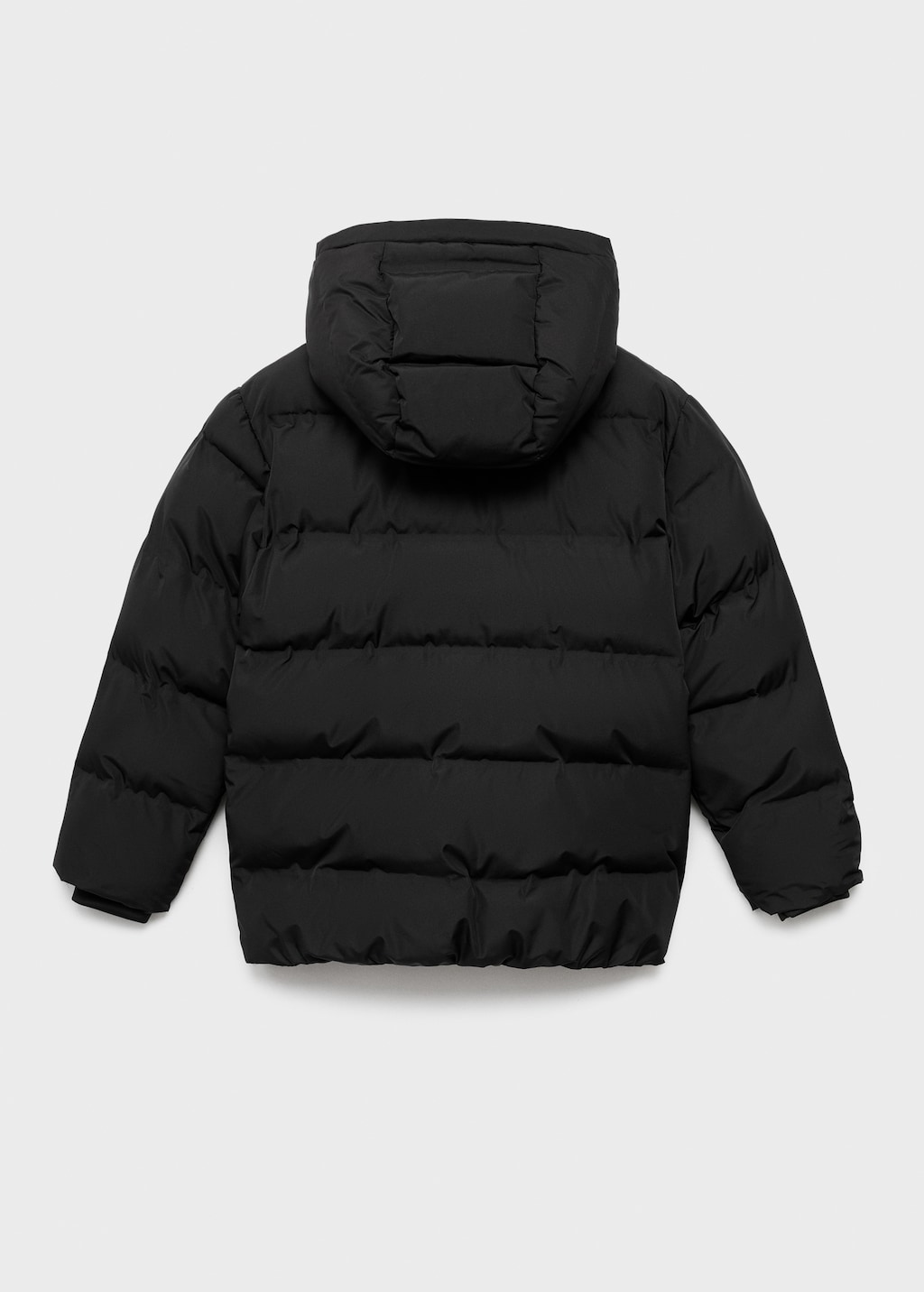 Hood puffer coat