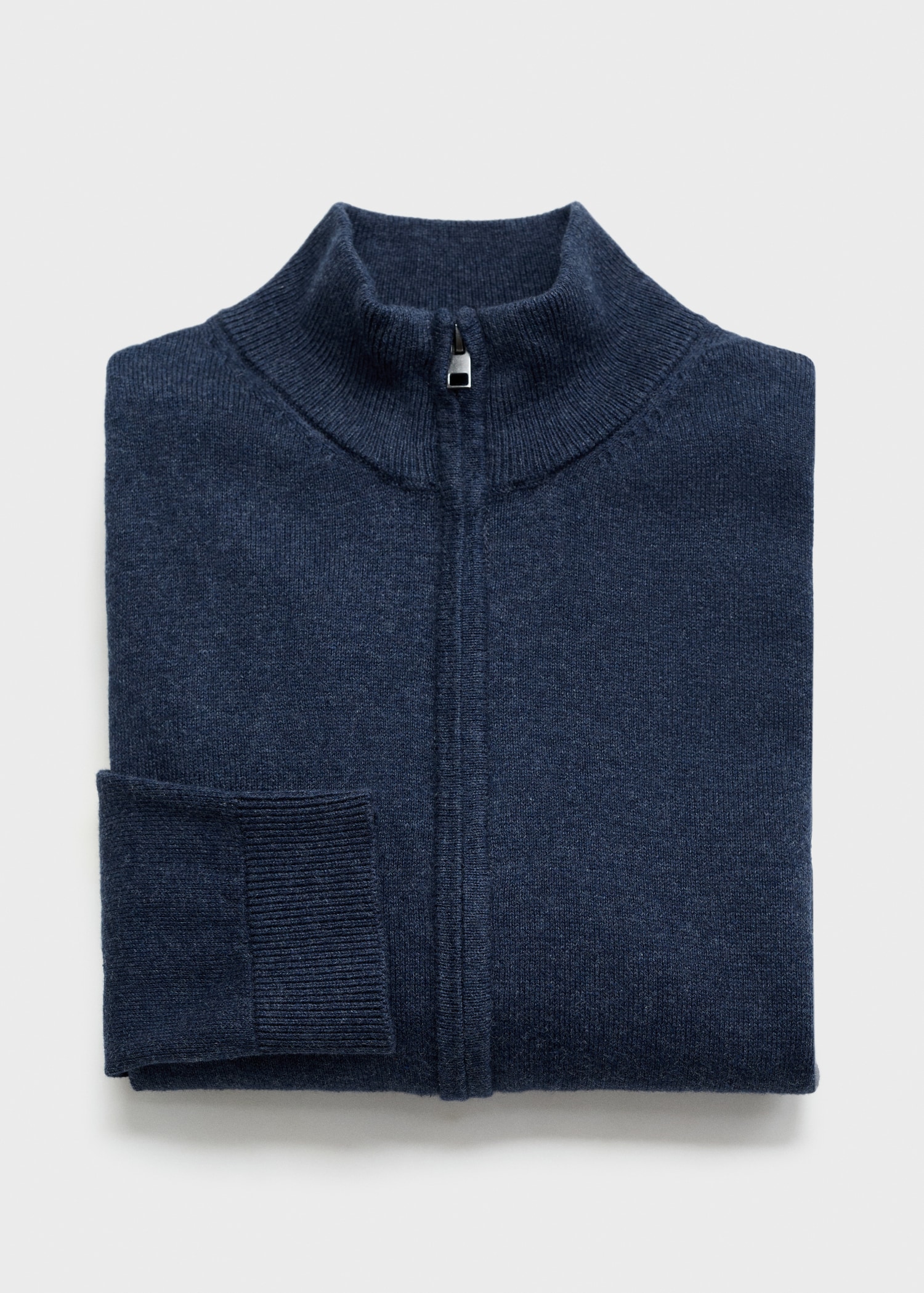 Cardigan de malha com fecho de correr - Pormenor do artigo 0