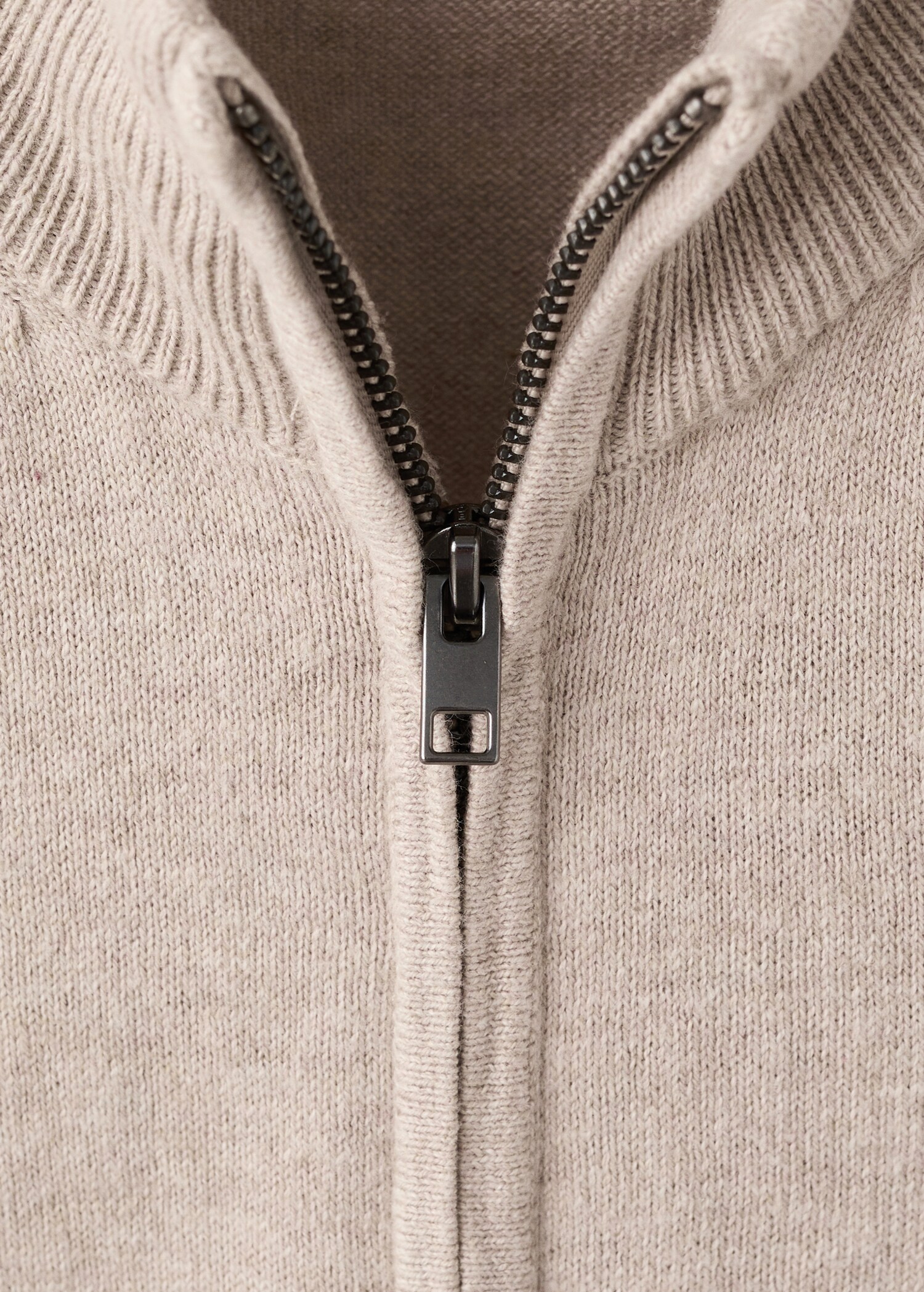 Zipped knit cardigan - Details of the article 8