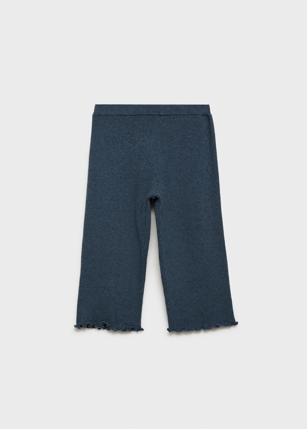 Ribbed knit trousers