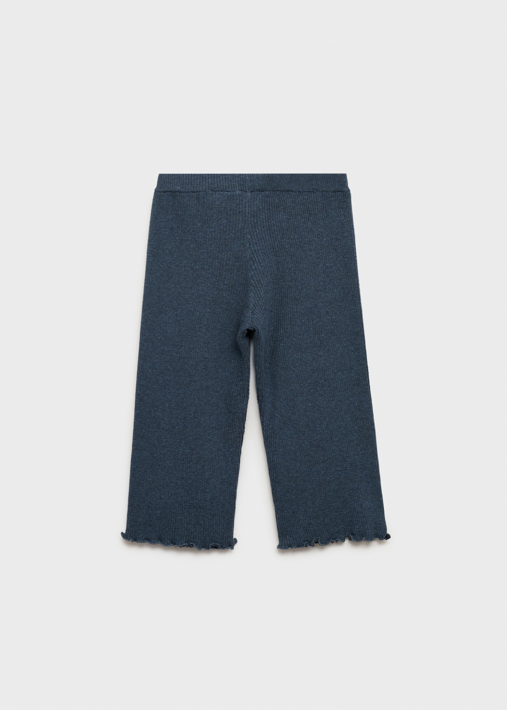 Ribbed knit trousers