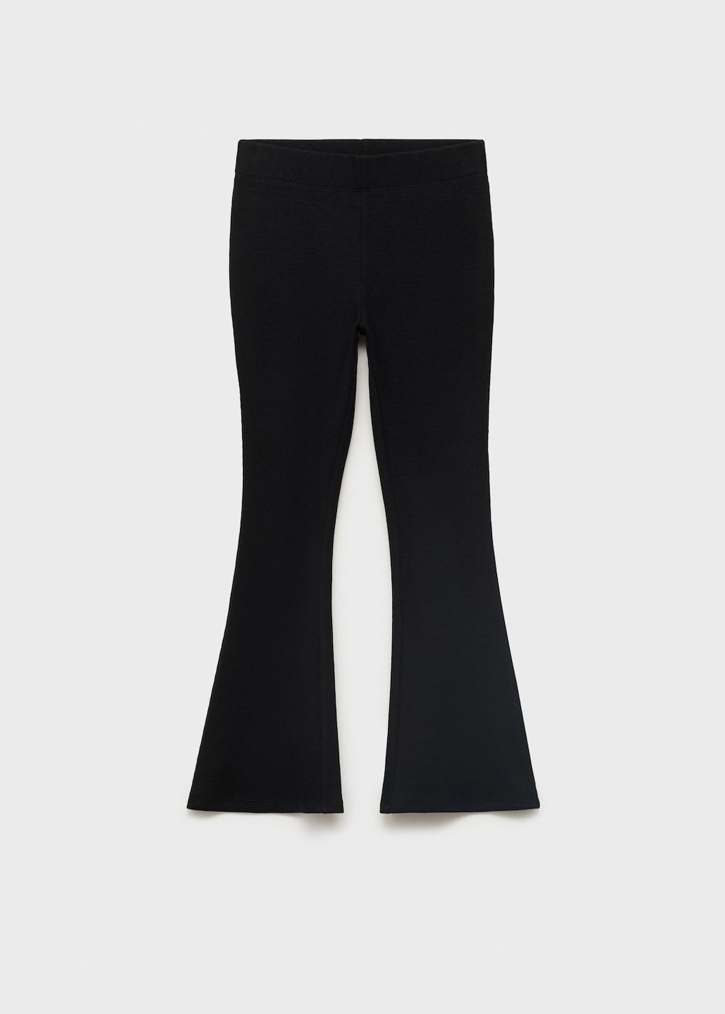 Flared cotton leggings