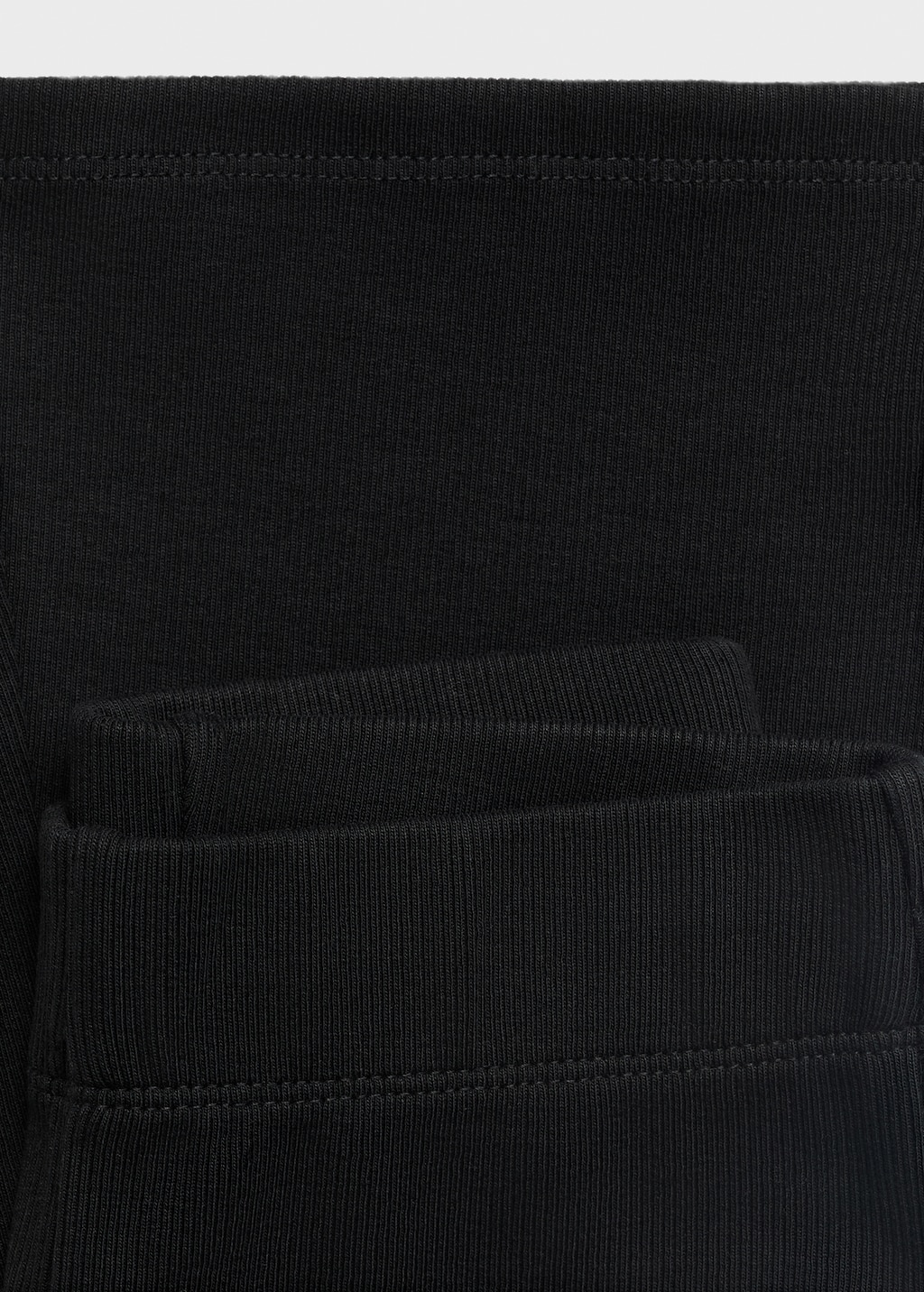 Flared cotton leggings