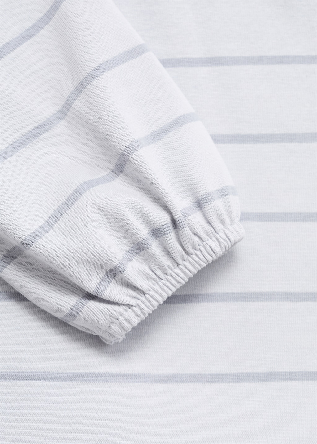 Striped cotton-blend dress