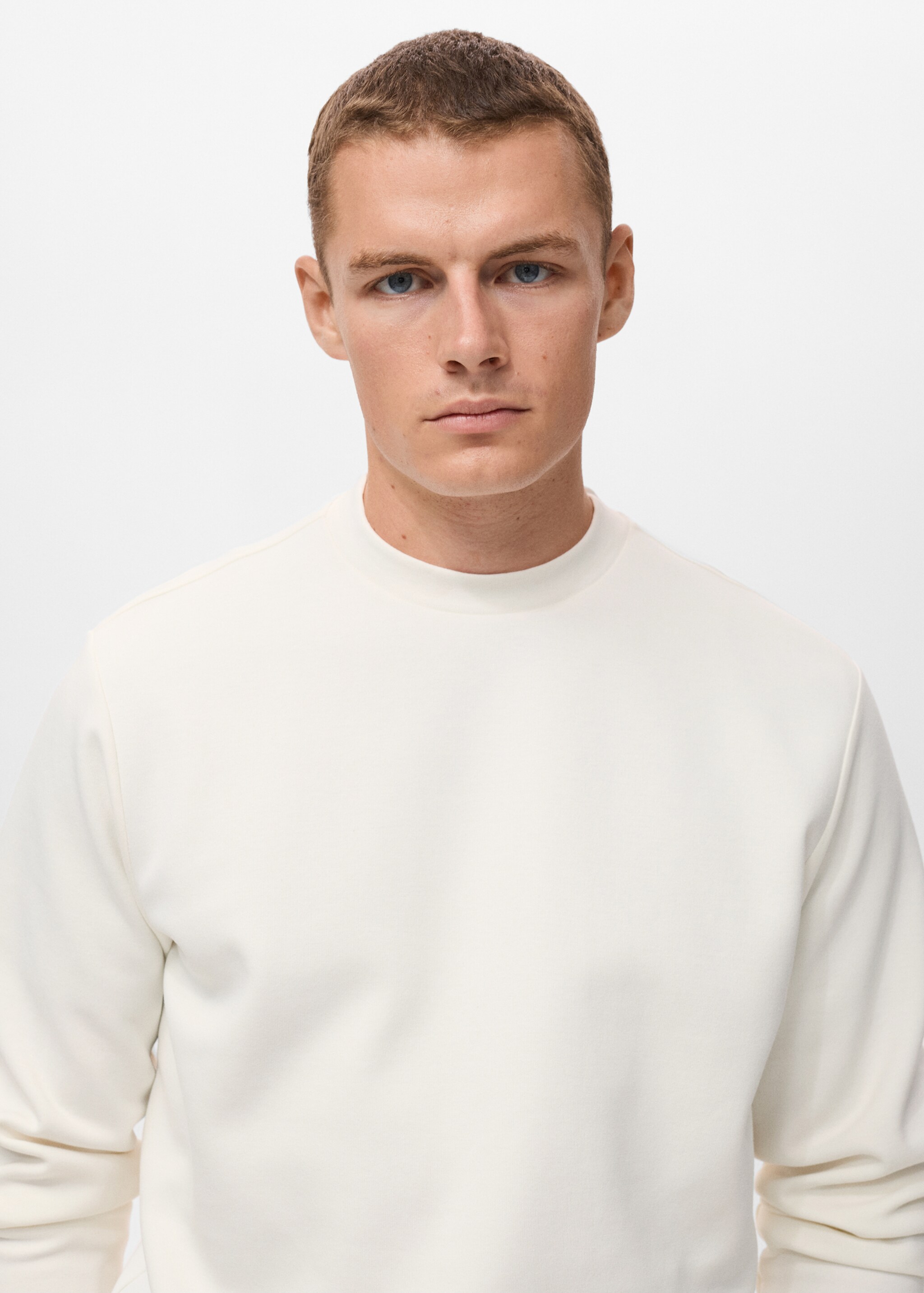 Regular-fit cotton sweatshirt - Details of the article 1