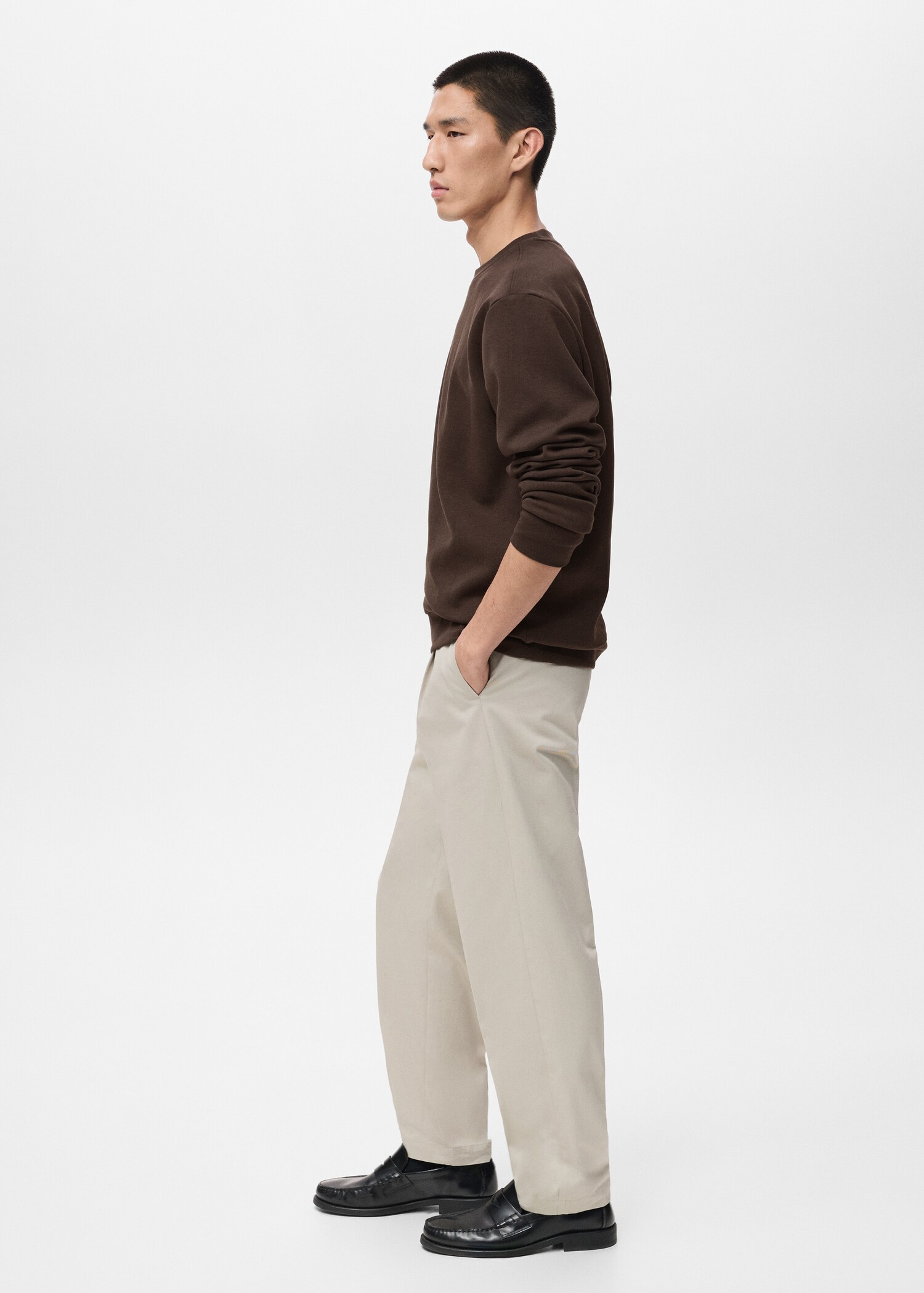 Regular-fit cotton sweatshirt - Details of the article 2