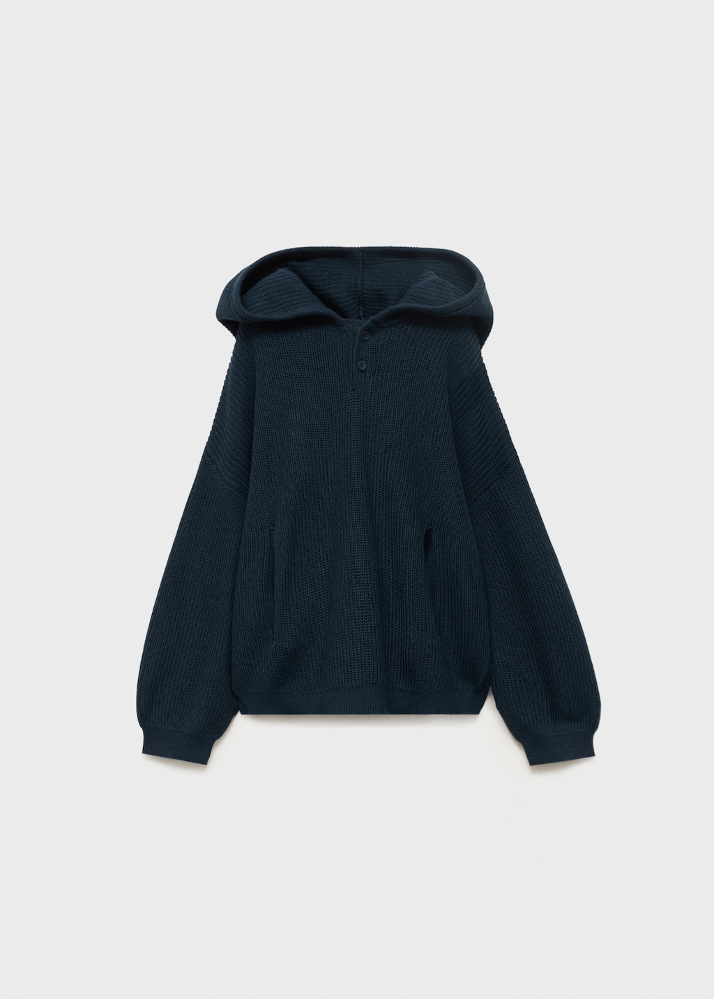 Hooded knit sweater - Kids | MANGO USA