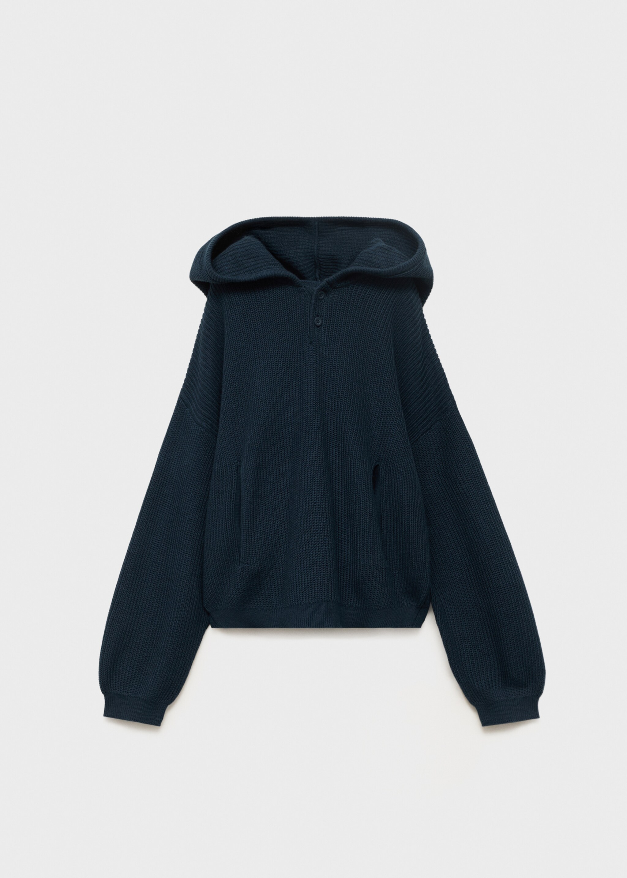 Pullover maglia cappuccio - Articolo senza modello