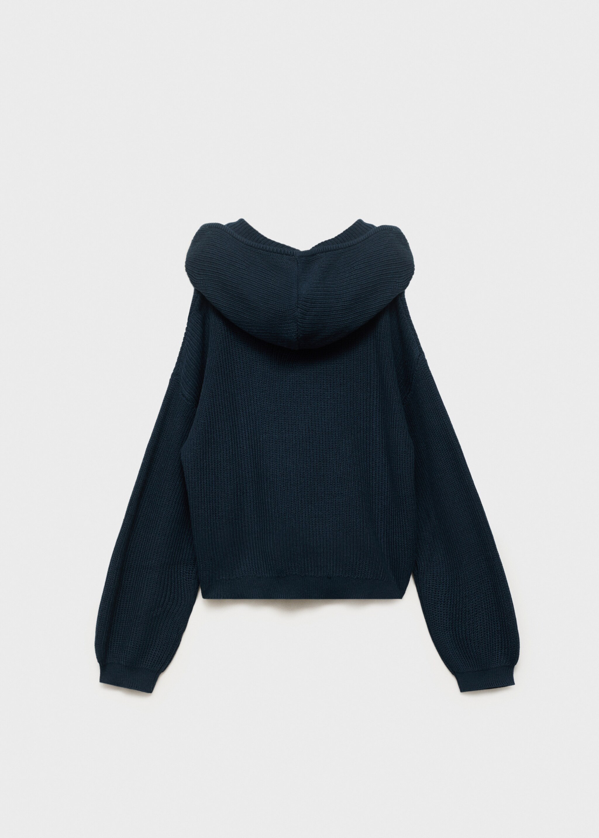 Pullover maglia cappuccio - Retro dell'articolo