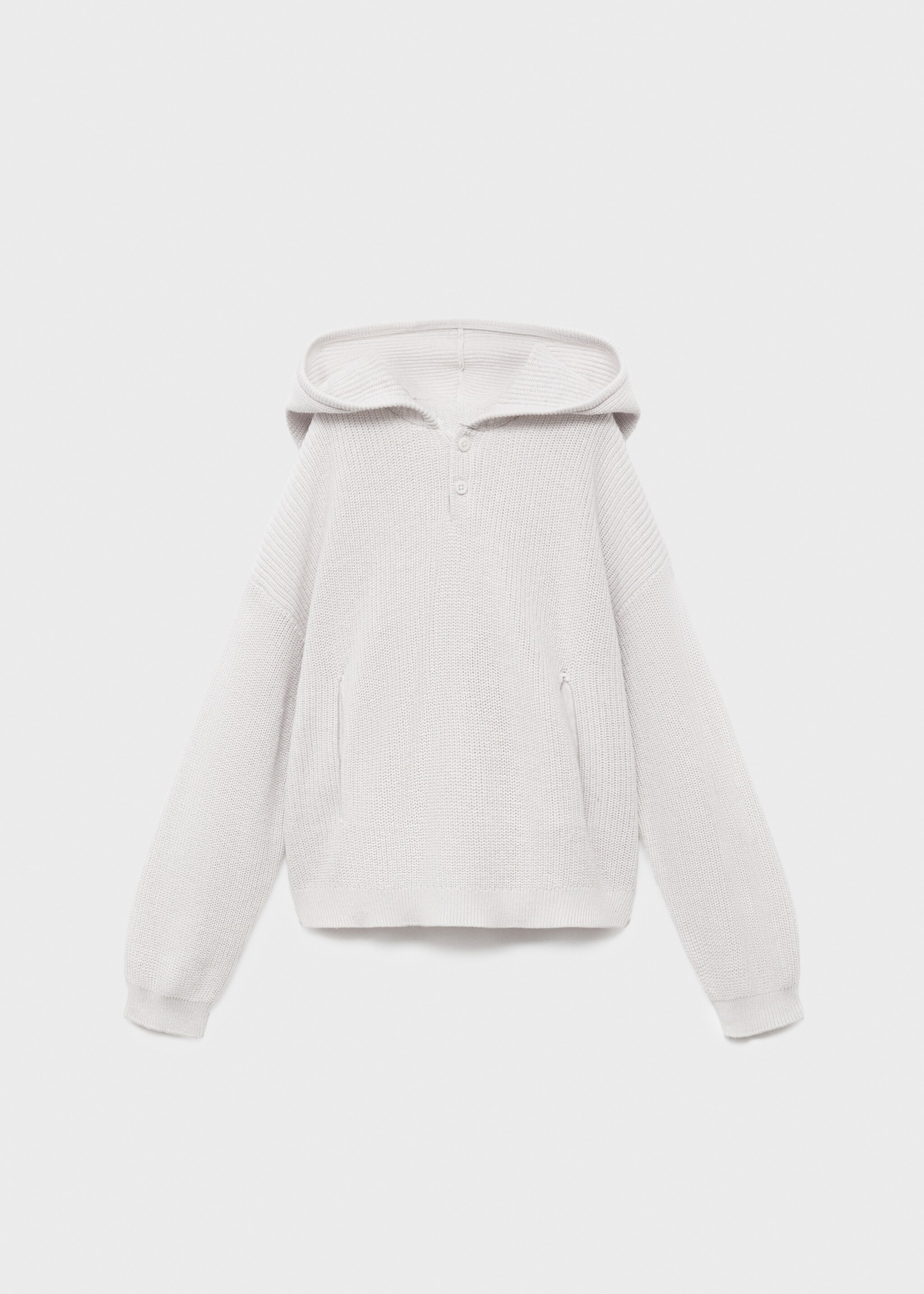 Pullover maglia cappuccio - Articolo senza modello