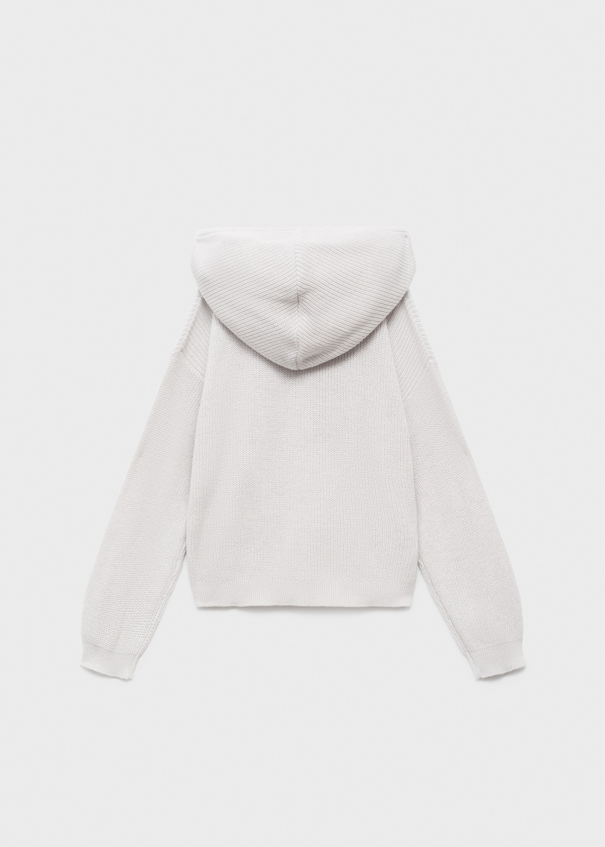 Pullover maglia cappuccio - Retro dell'articolo