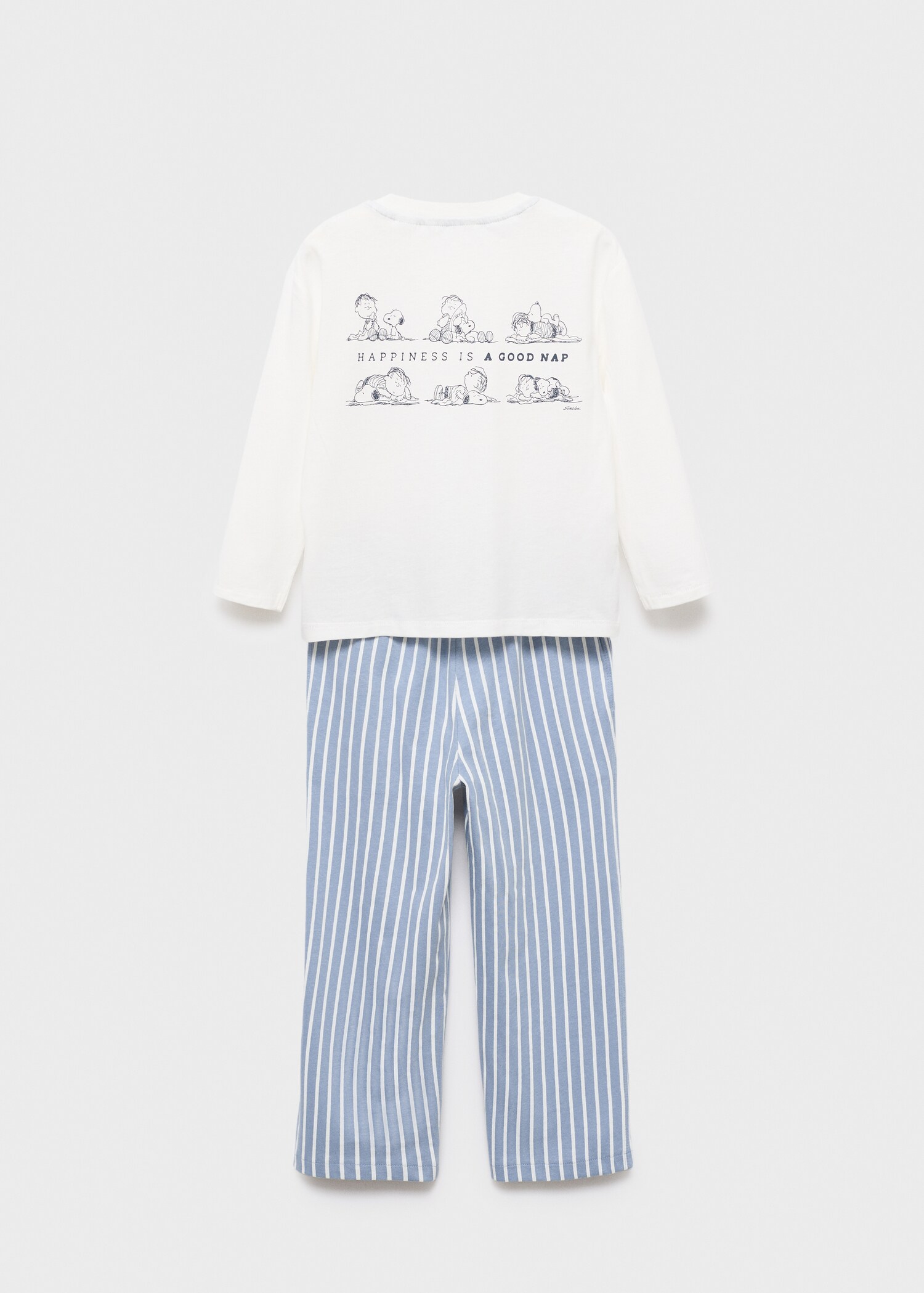 Långärmad pyjamas Snoopy - Artikelns baksida