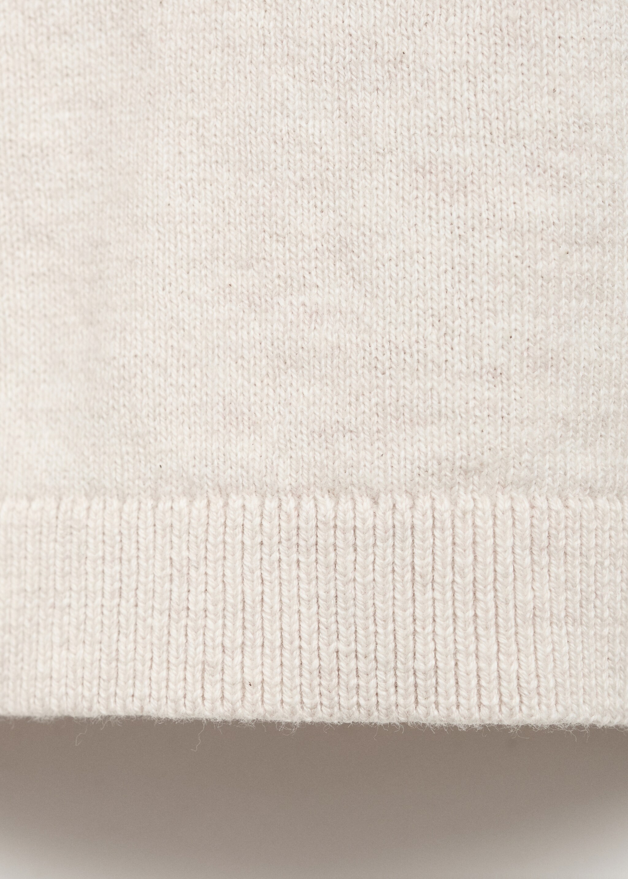Decorative seams cotton sweater - Details of the article 0