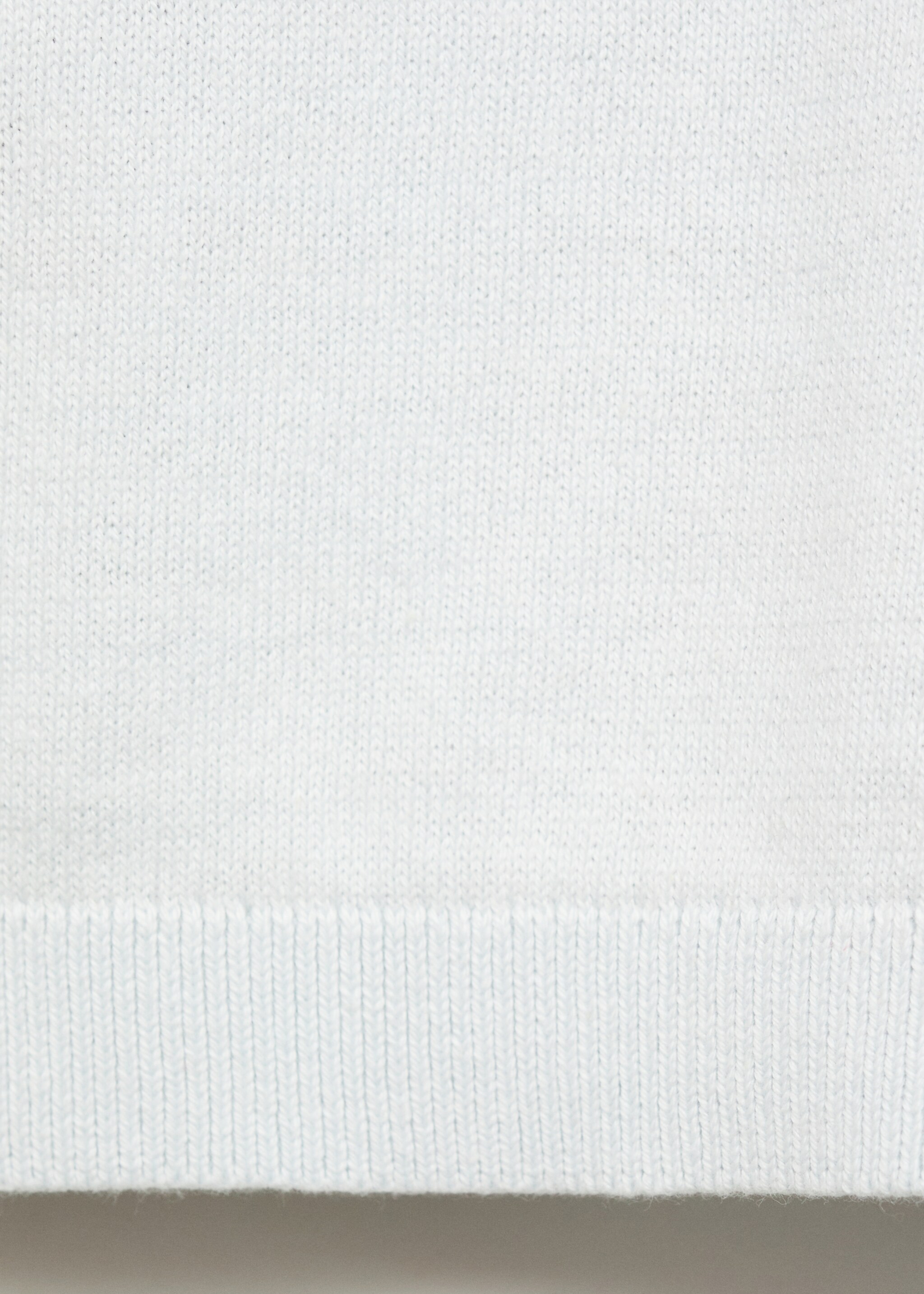 Decorative seams cotton sweater - Details of the article 0