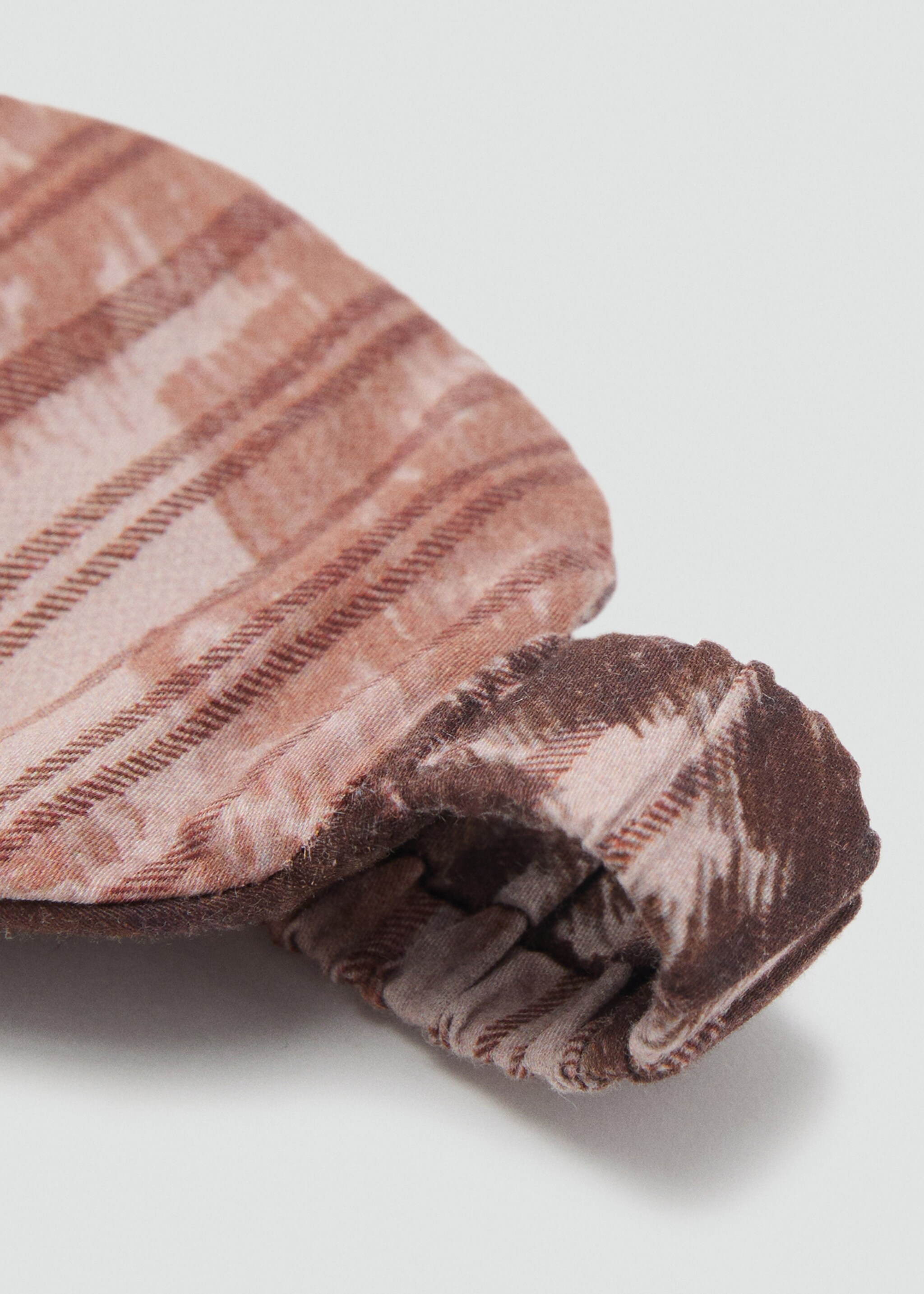 Blurred print sleeping mask - Середній план, Коричневий. Ref: 17084436-00.