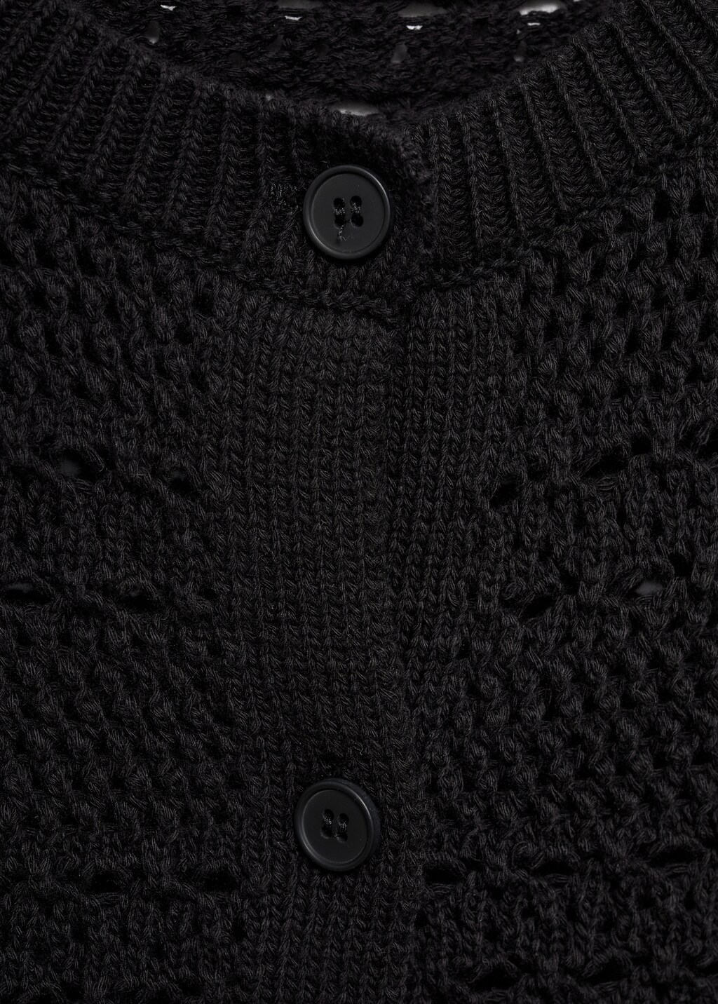 Mango Short-sleeved crochet cardigan thumbnail