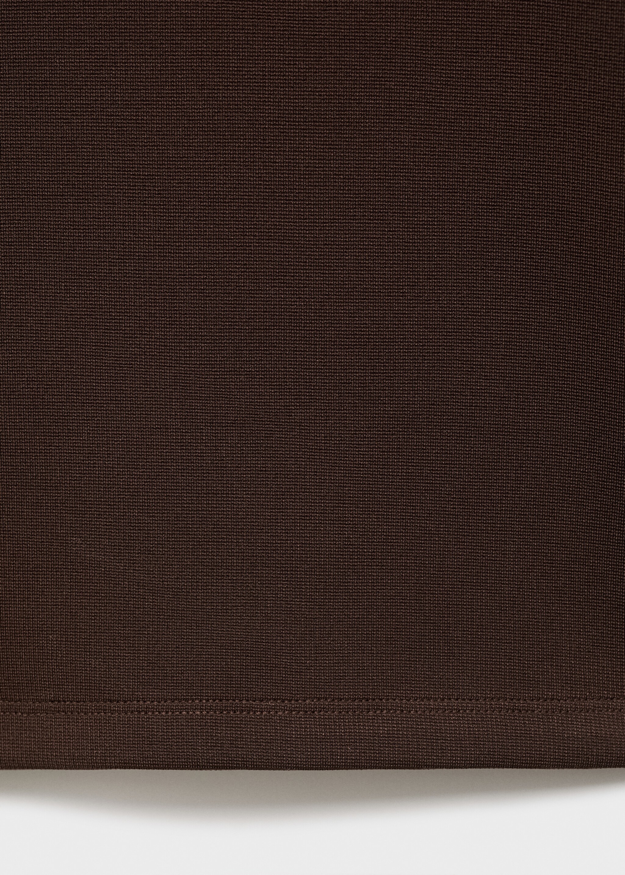Straight-fit trousers with elastic waist - Details of the article 0, Brown. Ref: 17084445-00.