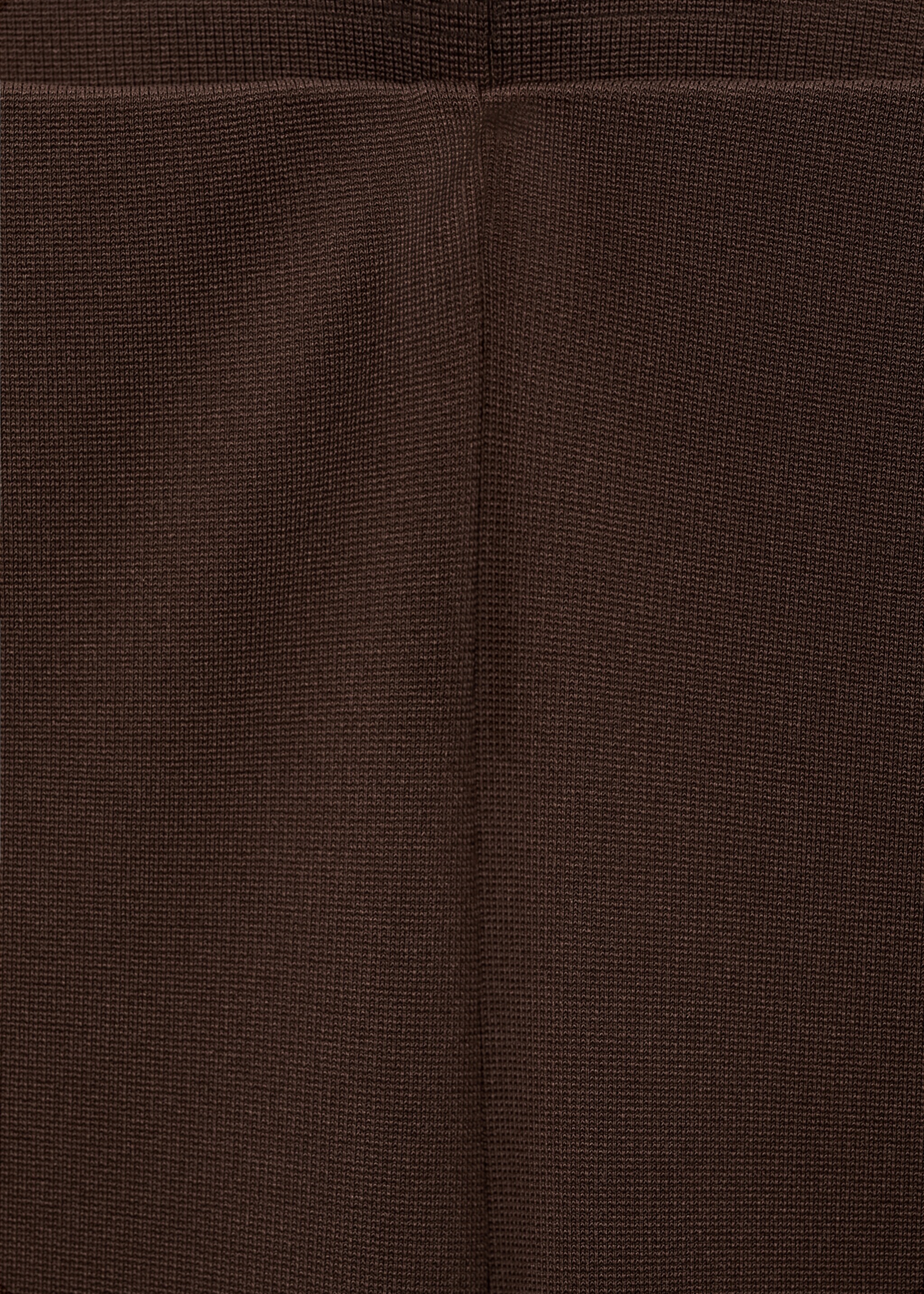 Straight-fit trousers with elastic waist - Details of the article 8, Brown. Ref: 17084445-00.
