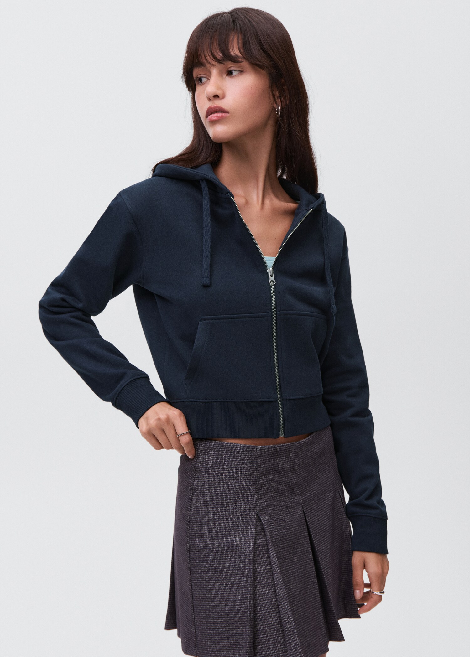 Zipped hoodie - Medium plane