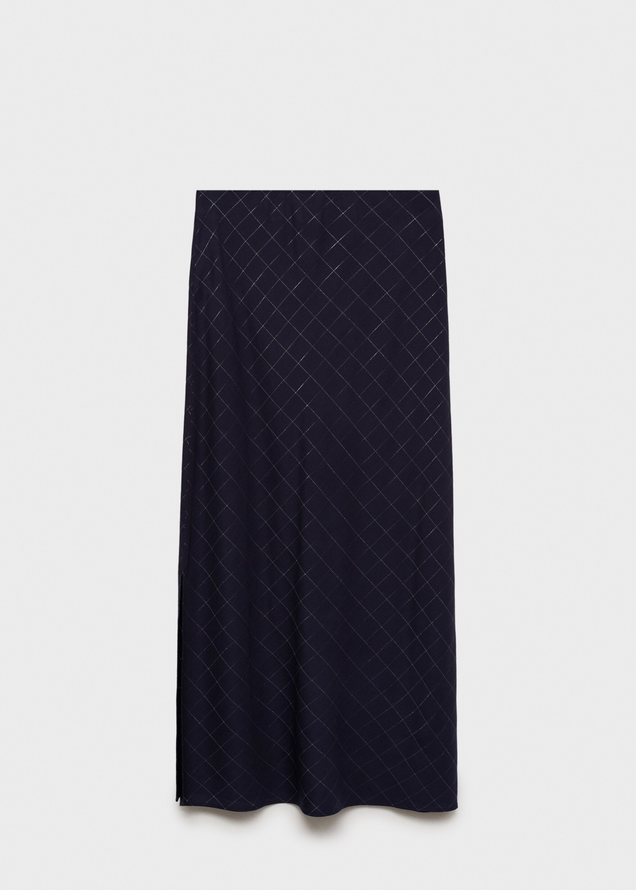 Jupe lurex à carreaux - Article sans modèle