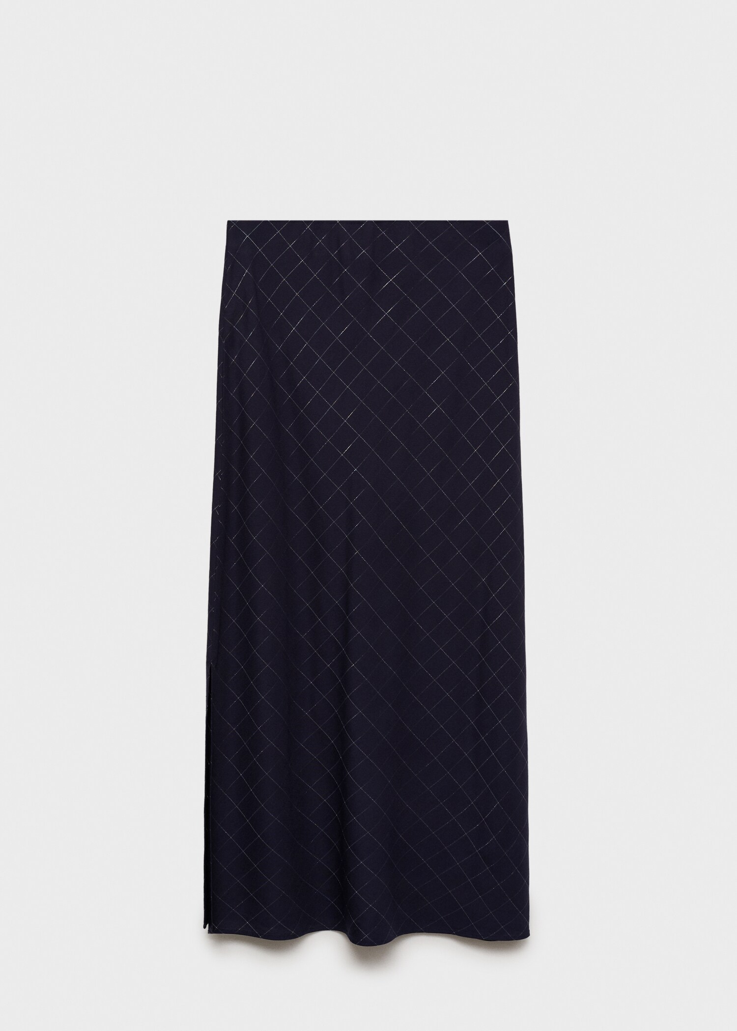 Jupe lurex à carreaux - Article sans modèle
