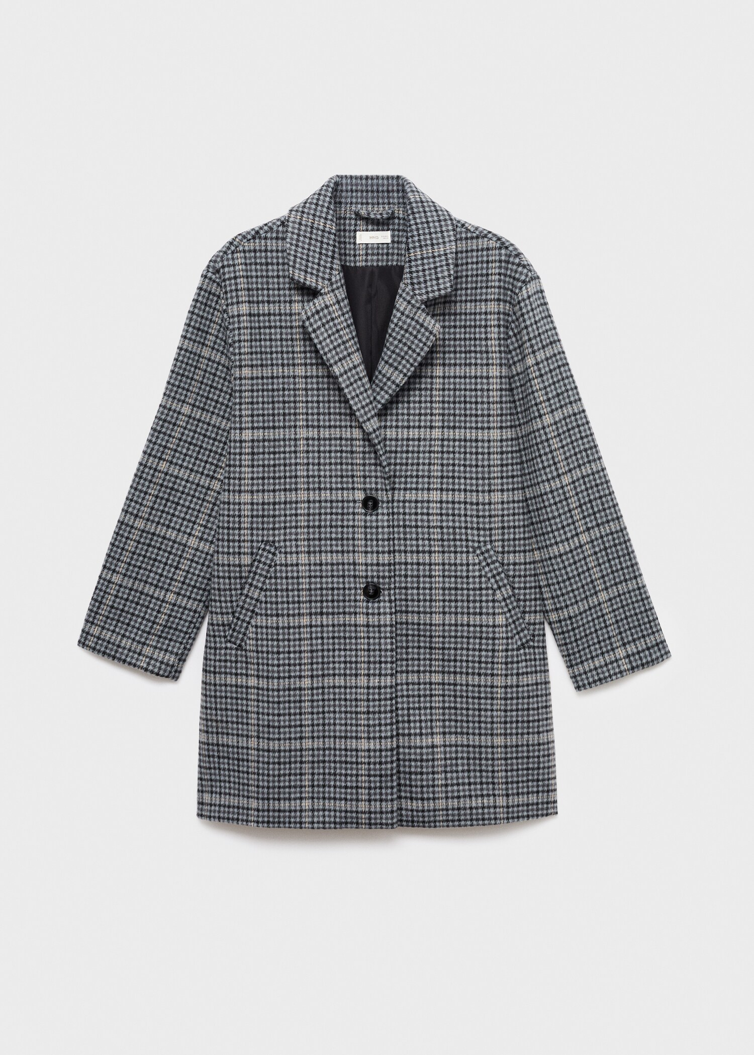Manteau long à carreaux - Article sans modèle