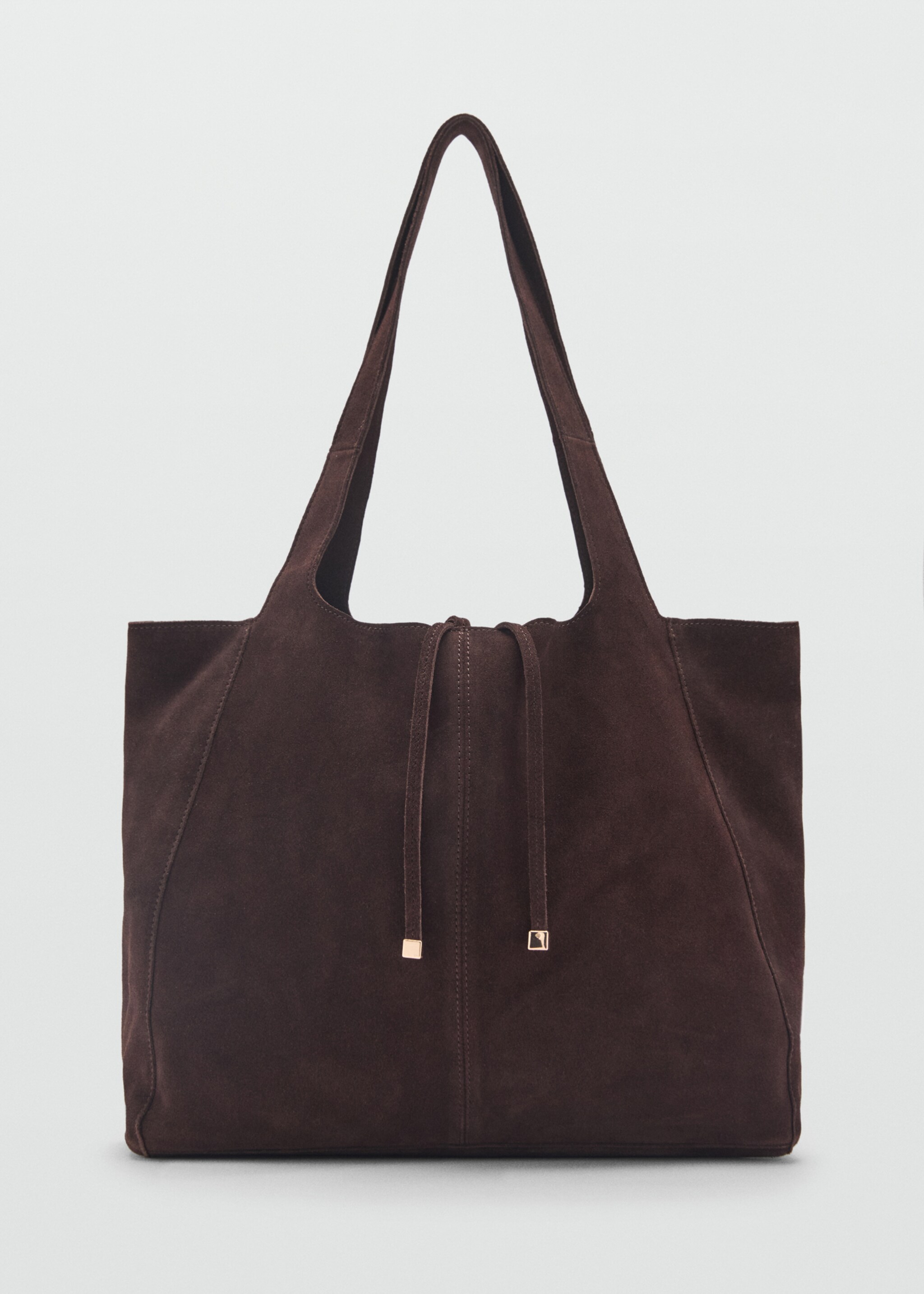 Suede shopper bag - Article without model