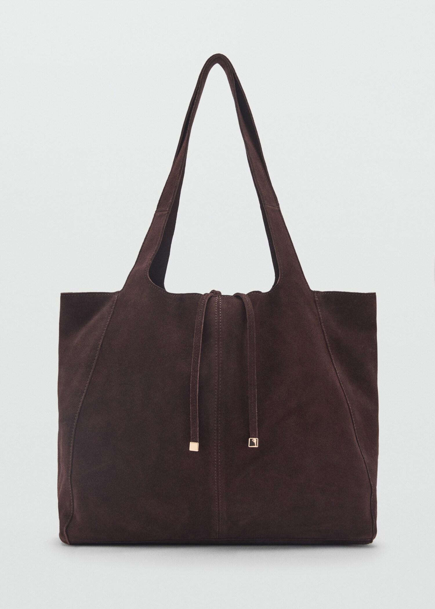 Suede shopper bag - Article without model