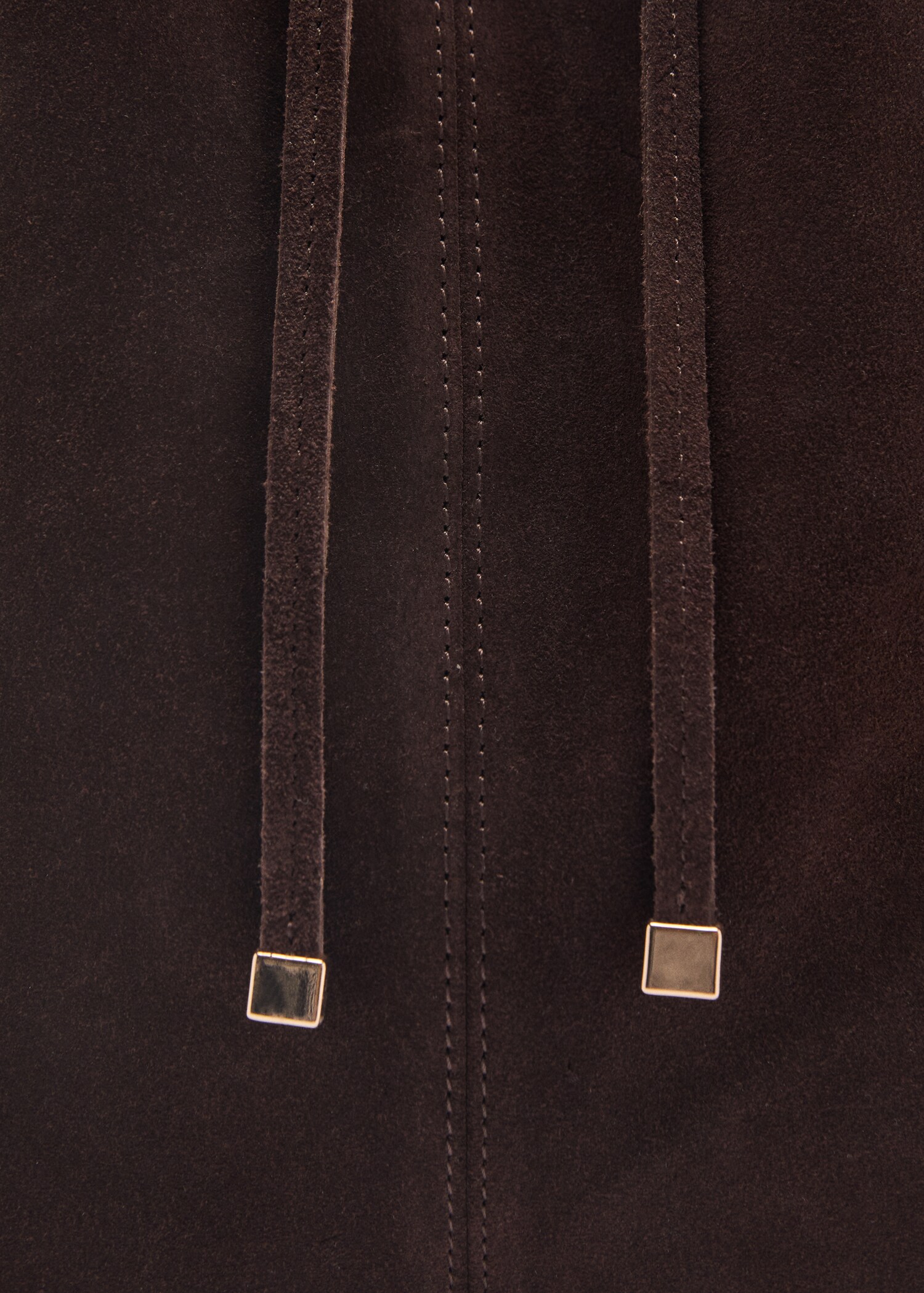 Suede shopper bag - Details of the article 1
