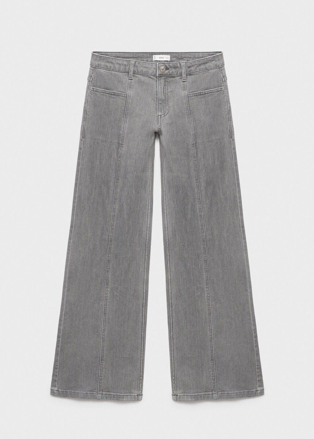 Low-waist jeans with star detail