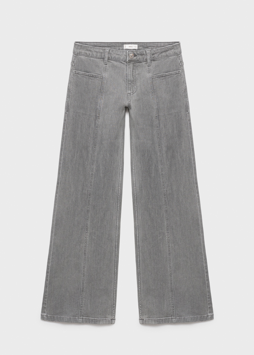 Low-waist jeans with star detail