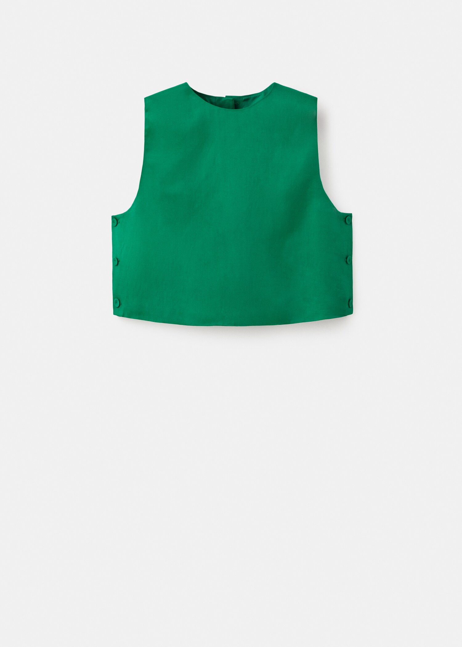 Linen blend top with buttons - Article without model