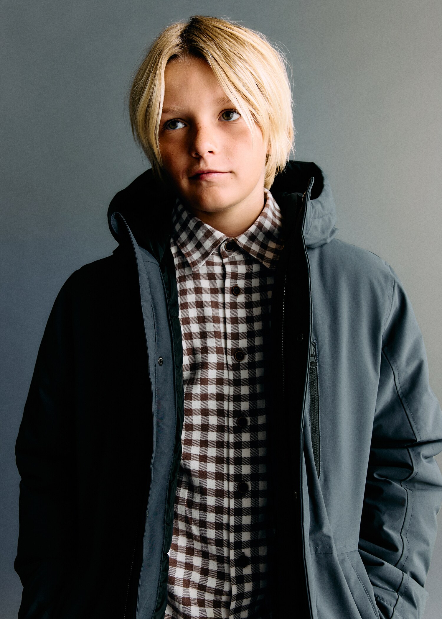 Pocket quilted jacket - Medium plane