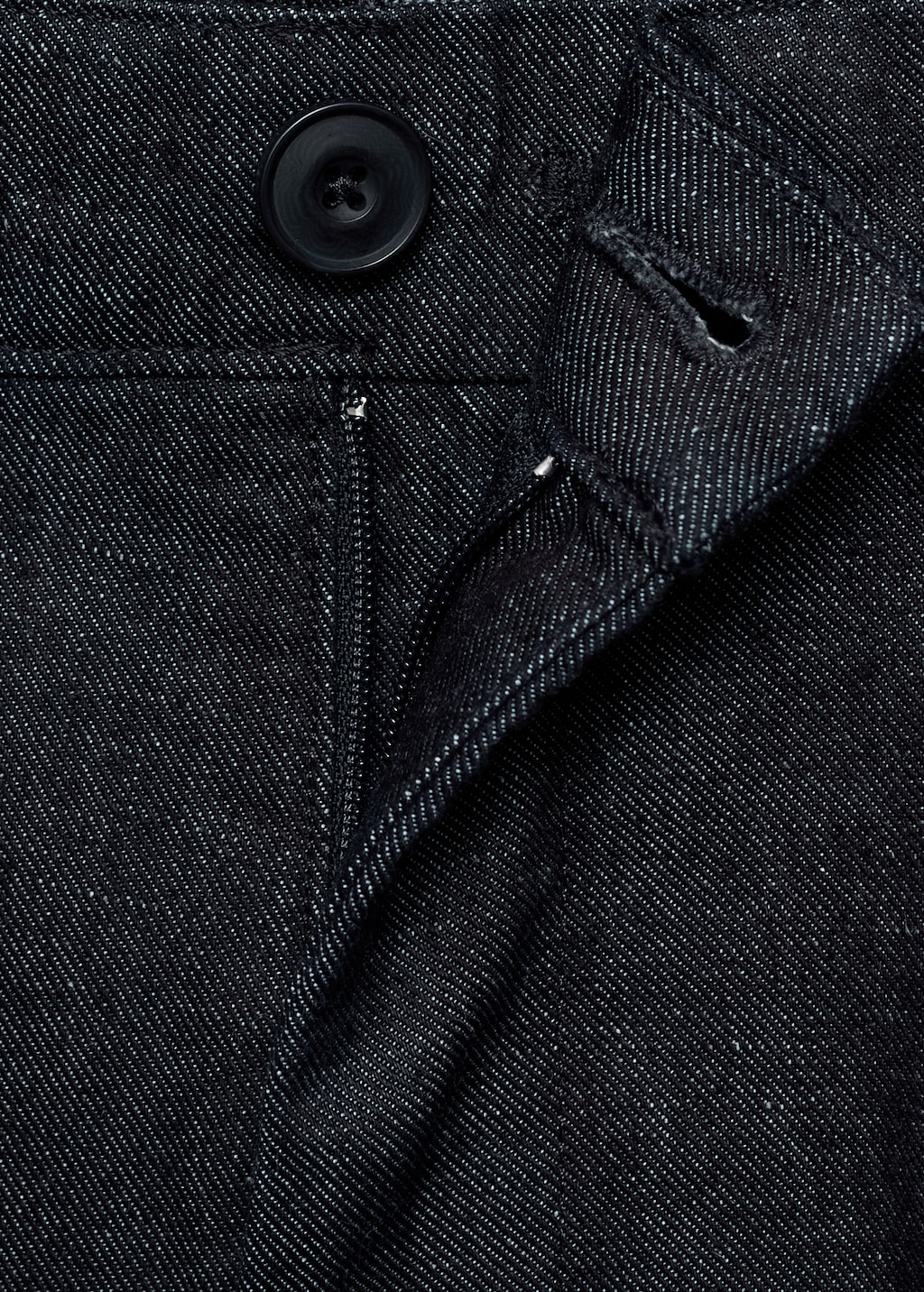 Dark wash straight fit jeans