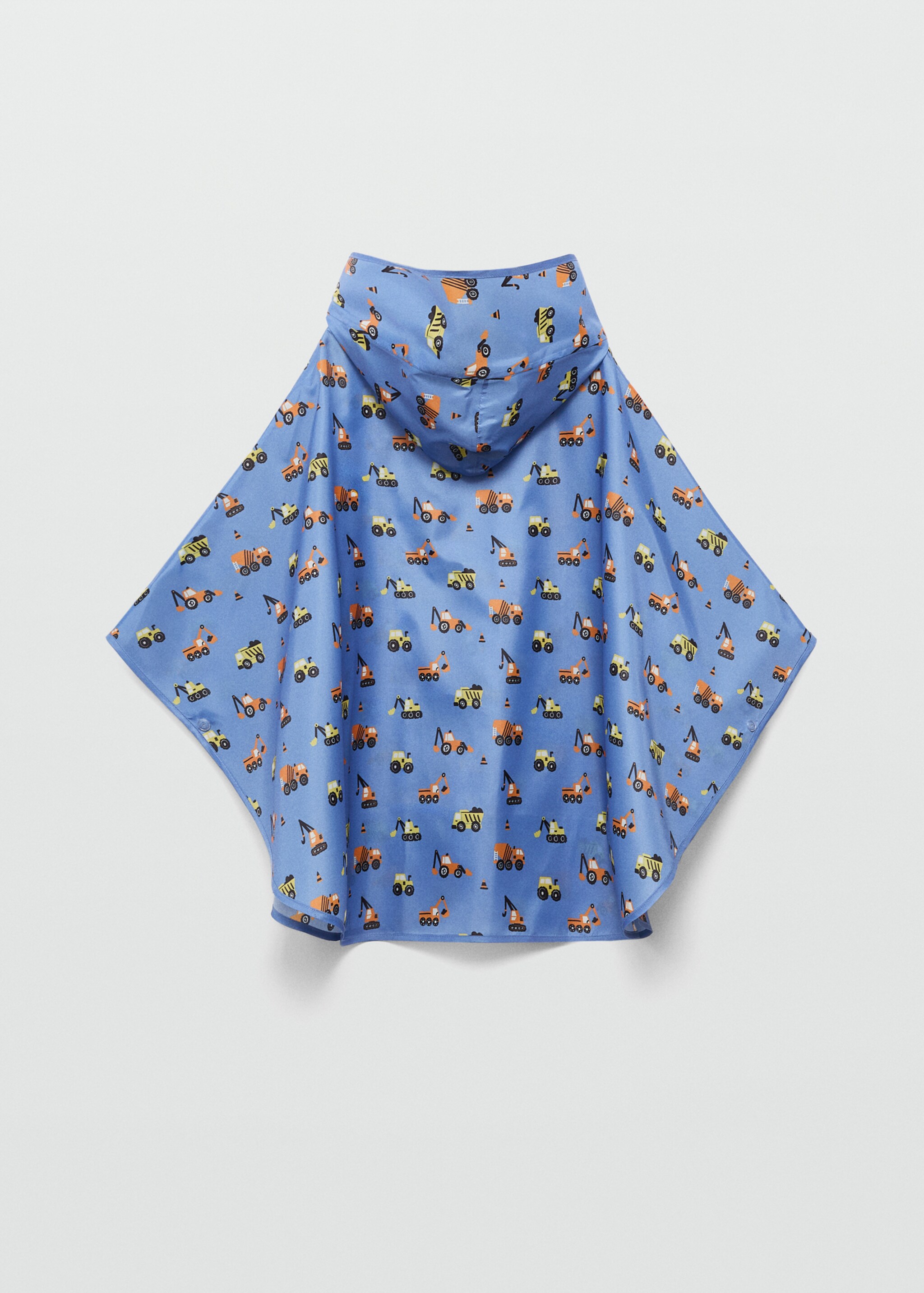 Raincoat with car print - Medium plane, Blue. Ref: 17085144-00.