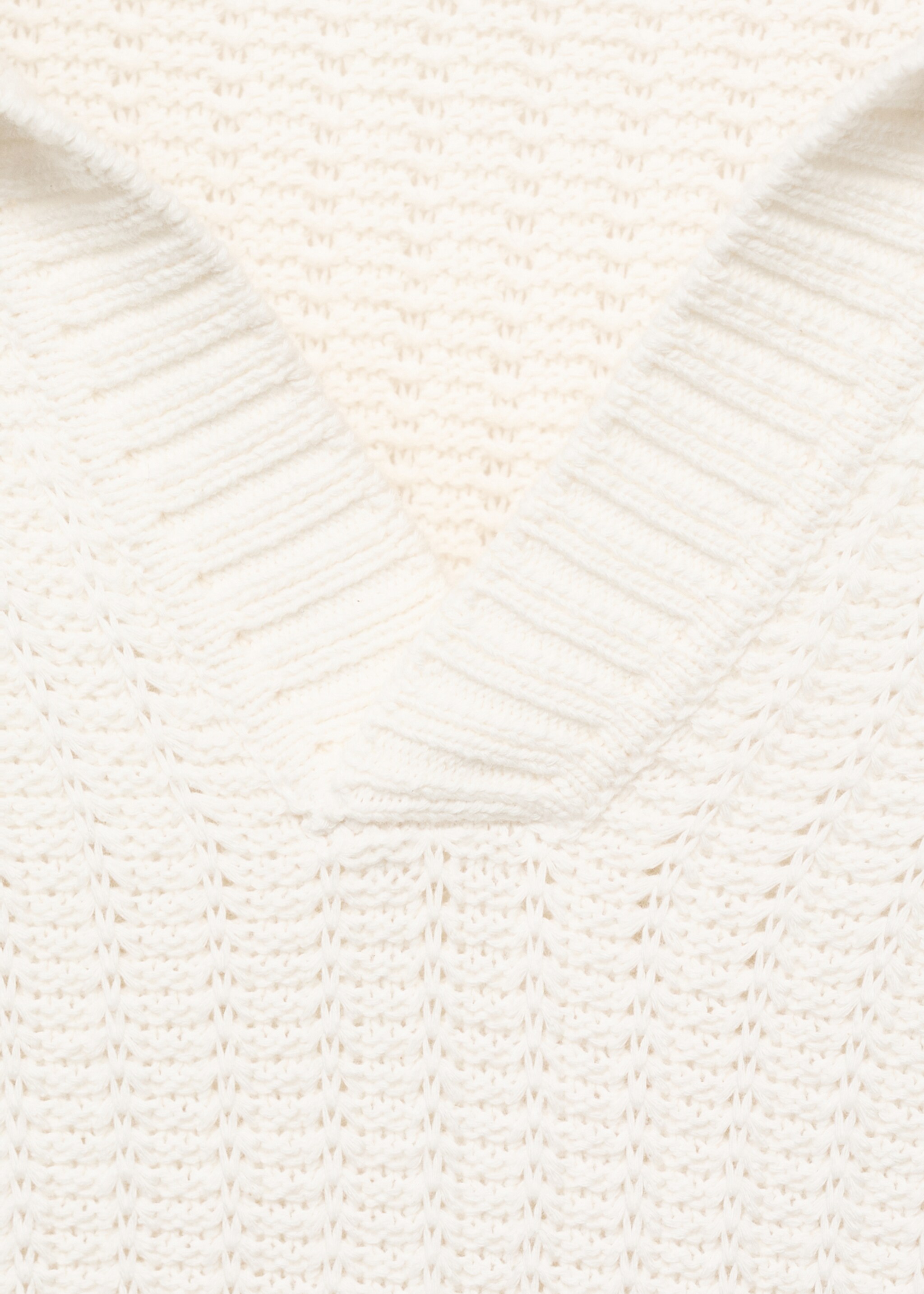 Jersey estilo polo 100% algodón - Detalle del artículo 8, Blanco roto. Ref: 17085147-00.