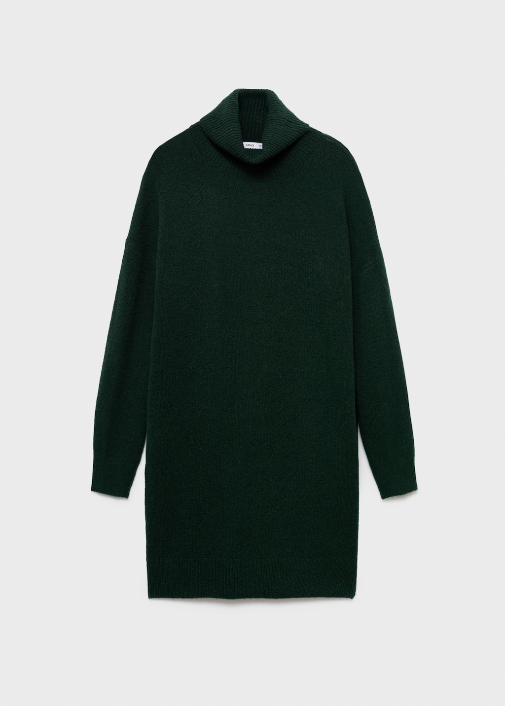 Turtle neck knit dress