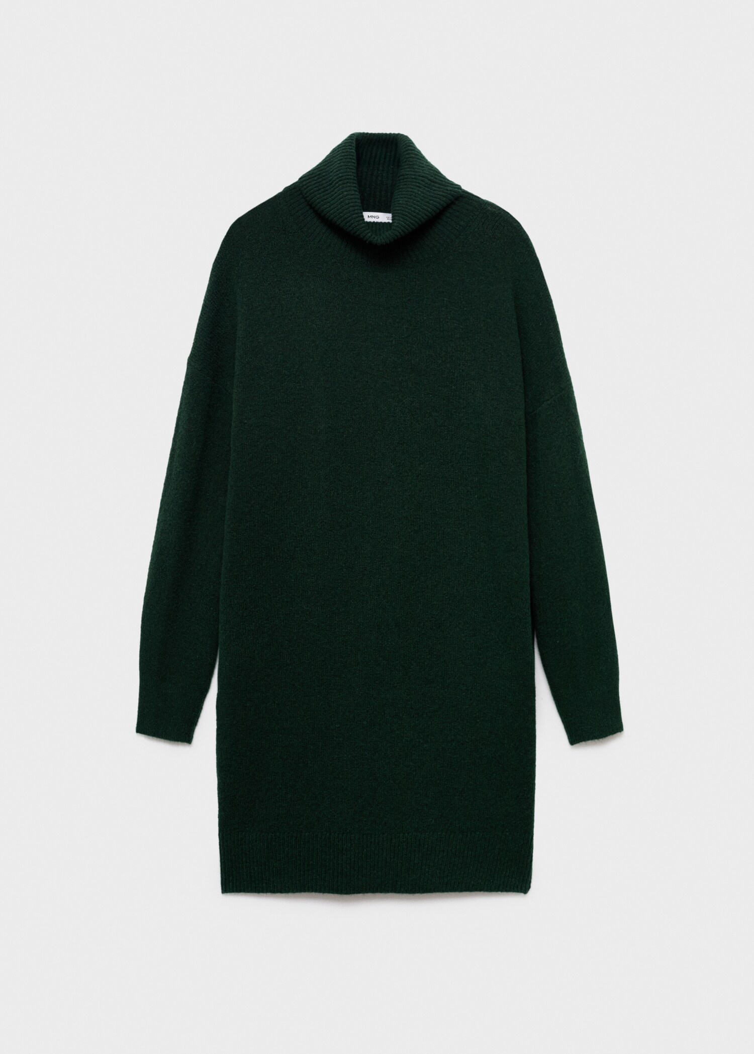 Robe courte maille col montant - Article sans modèle