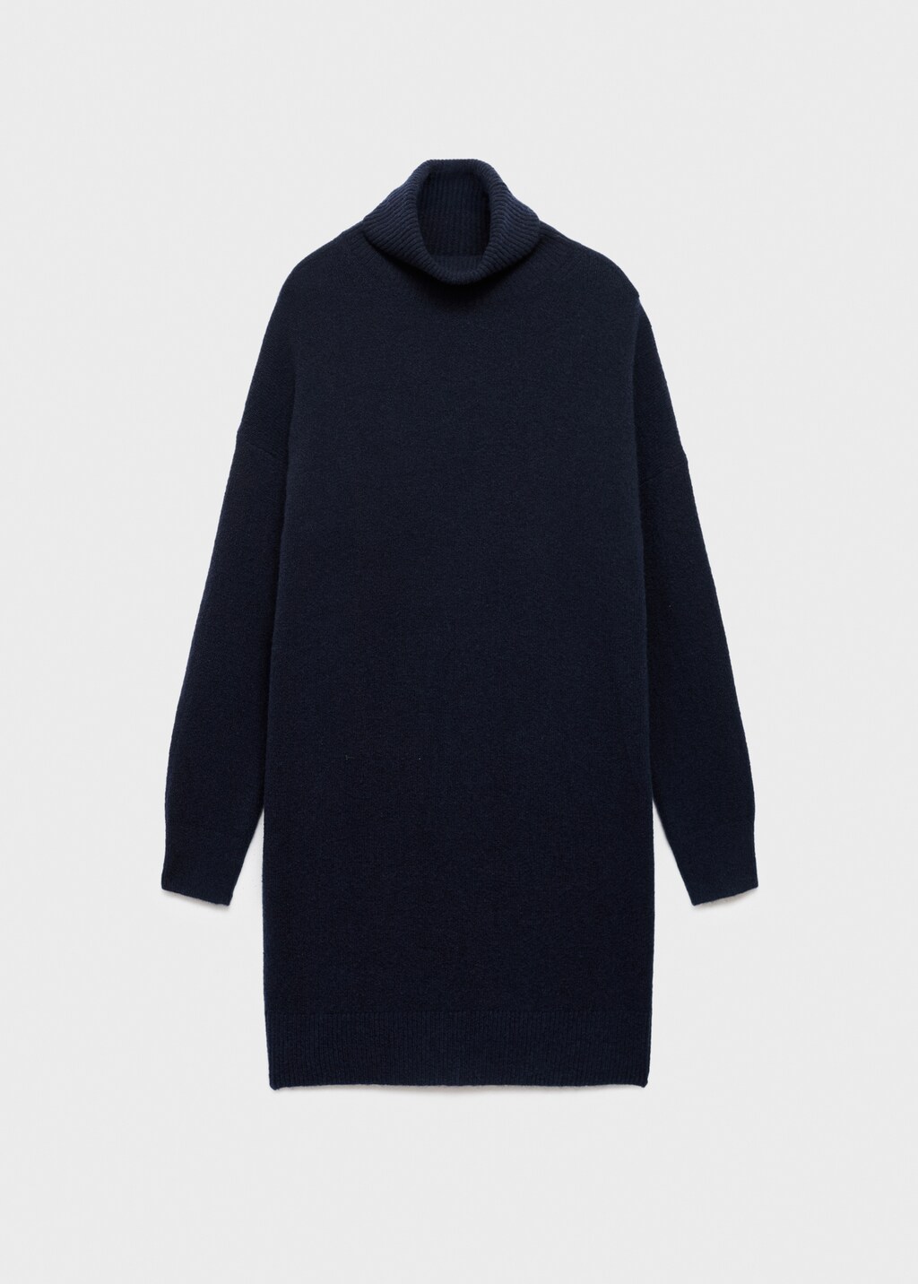 Turtle neck knit dress - image 5
