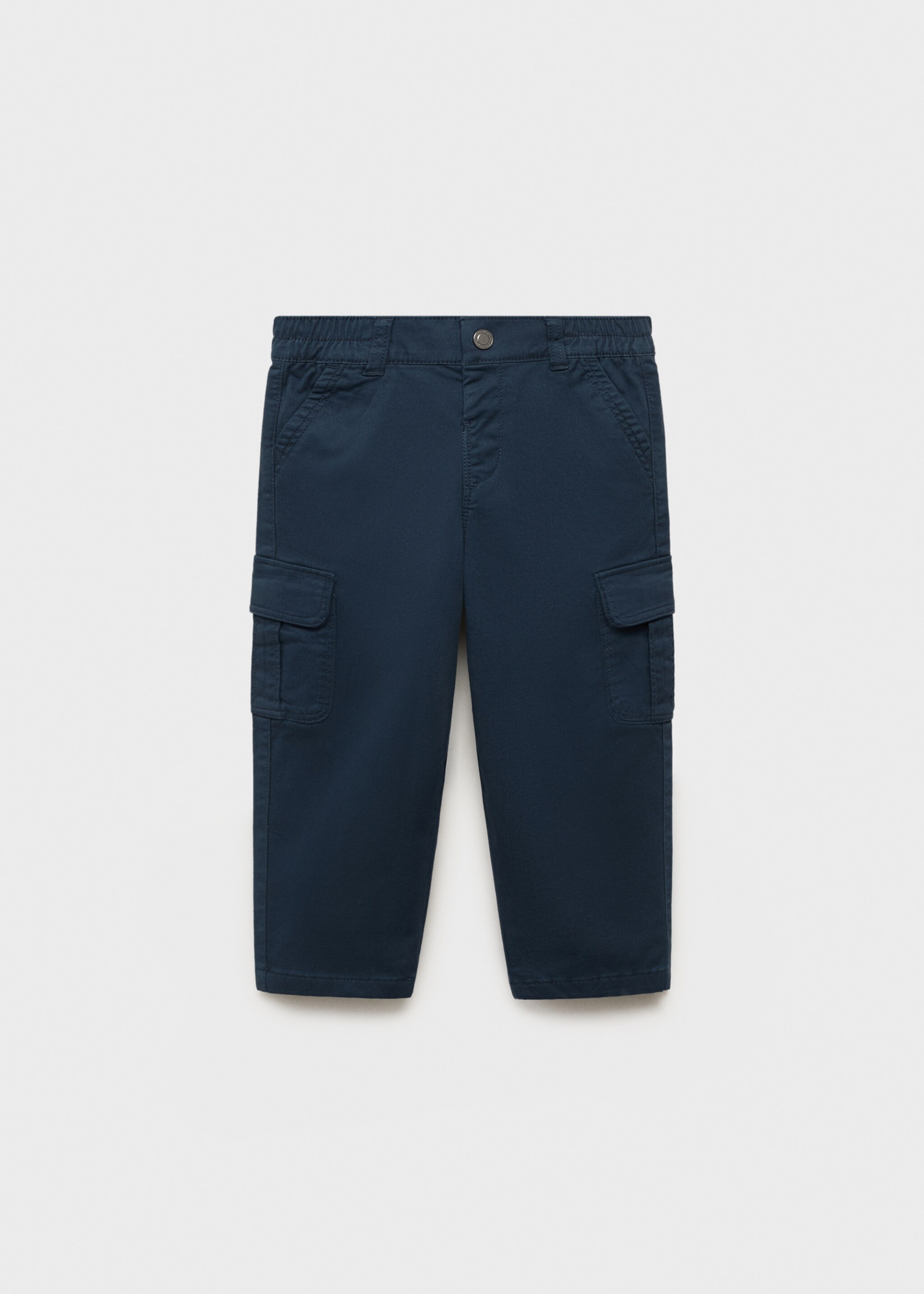 Cotton cargo trousers - Article without model, Navy. Ref: 17085149-00.
