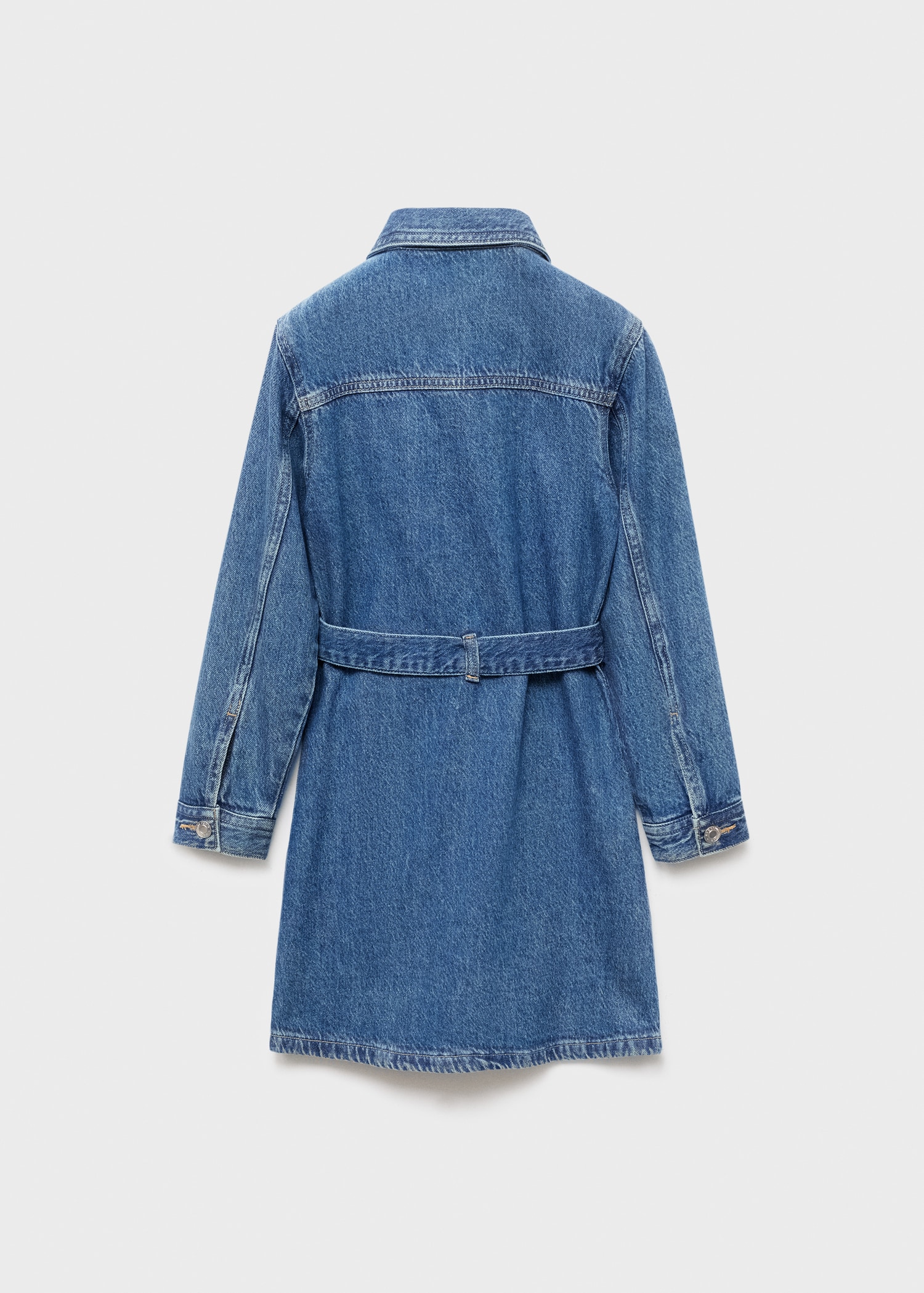 Short denim dress - Reverse of the article