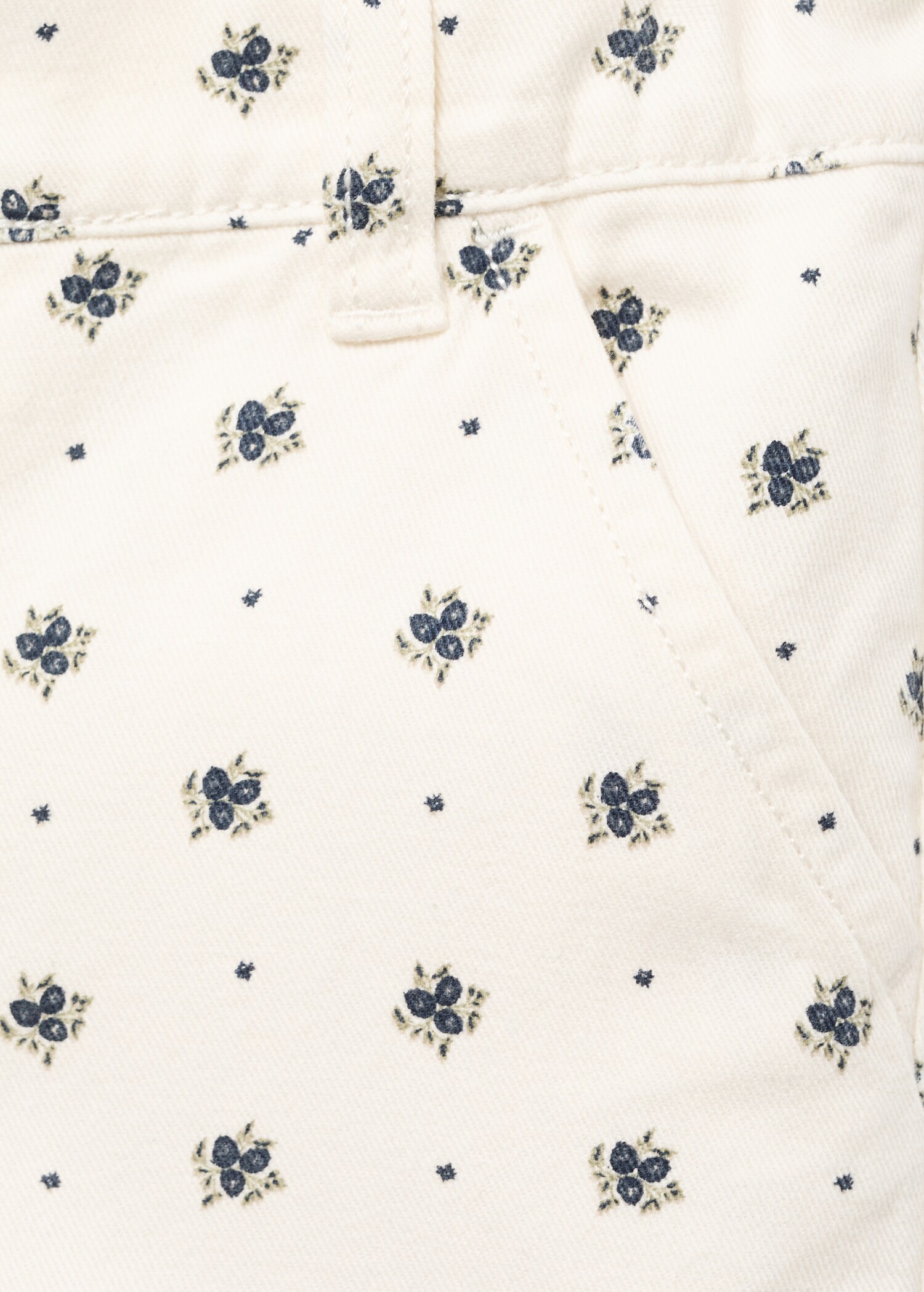 Jeans rectos estampado floral - Detalle del artículo 0