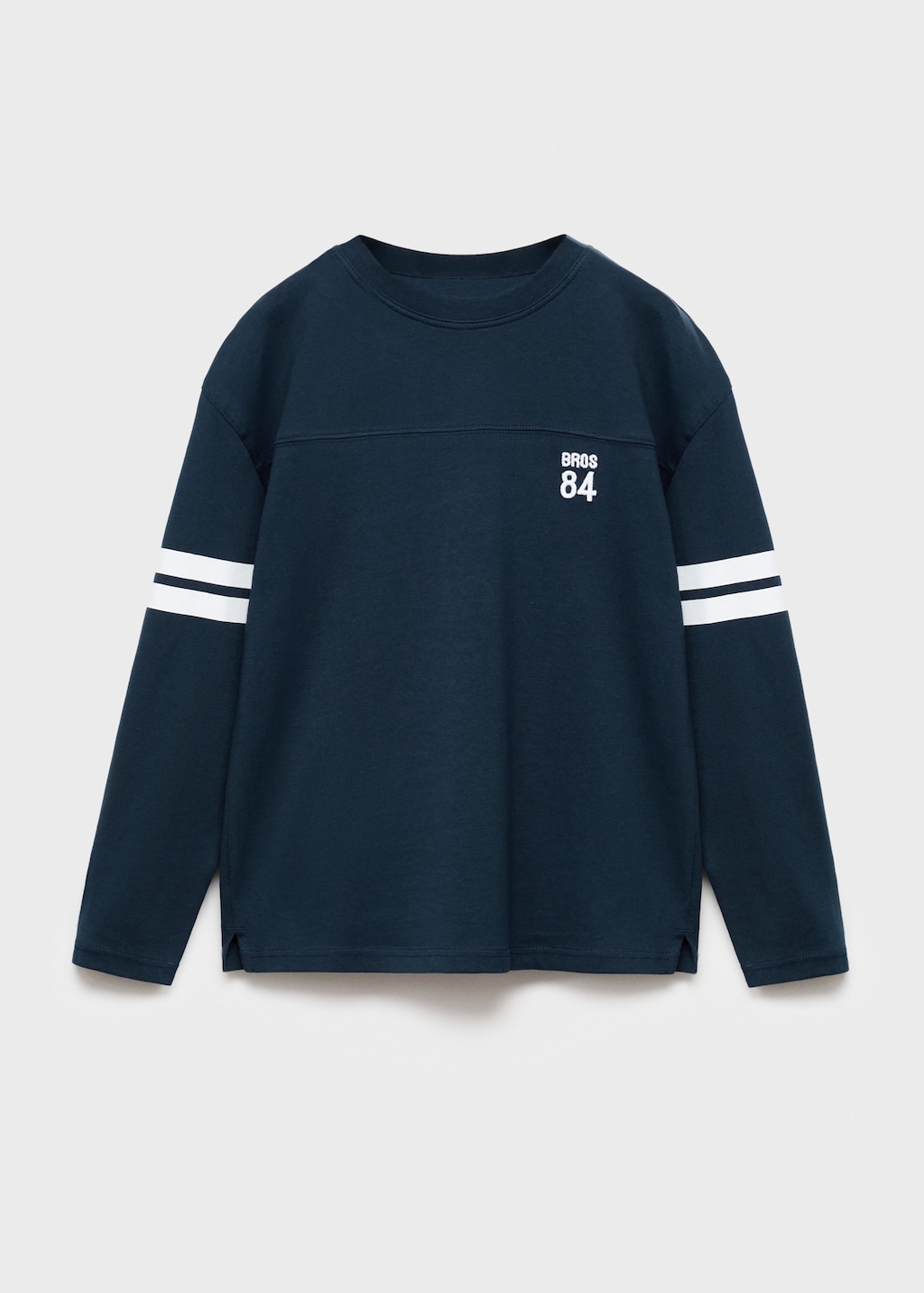 Embroidered printed T-shirt