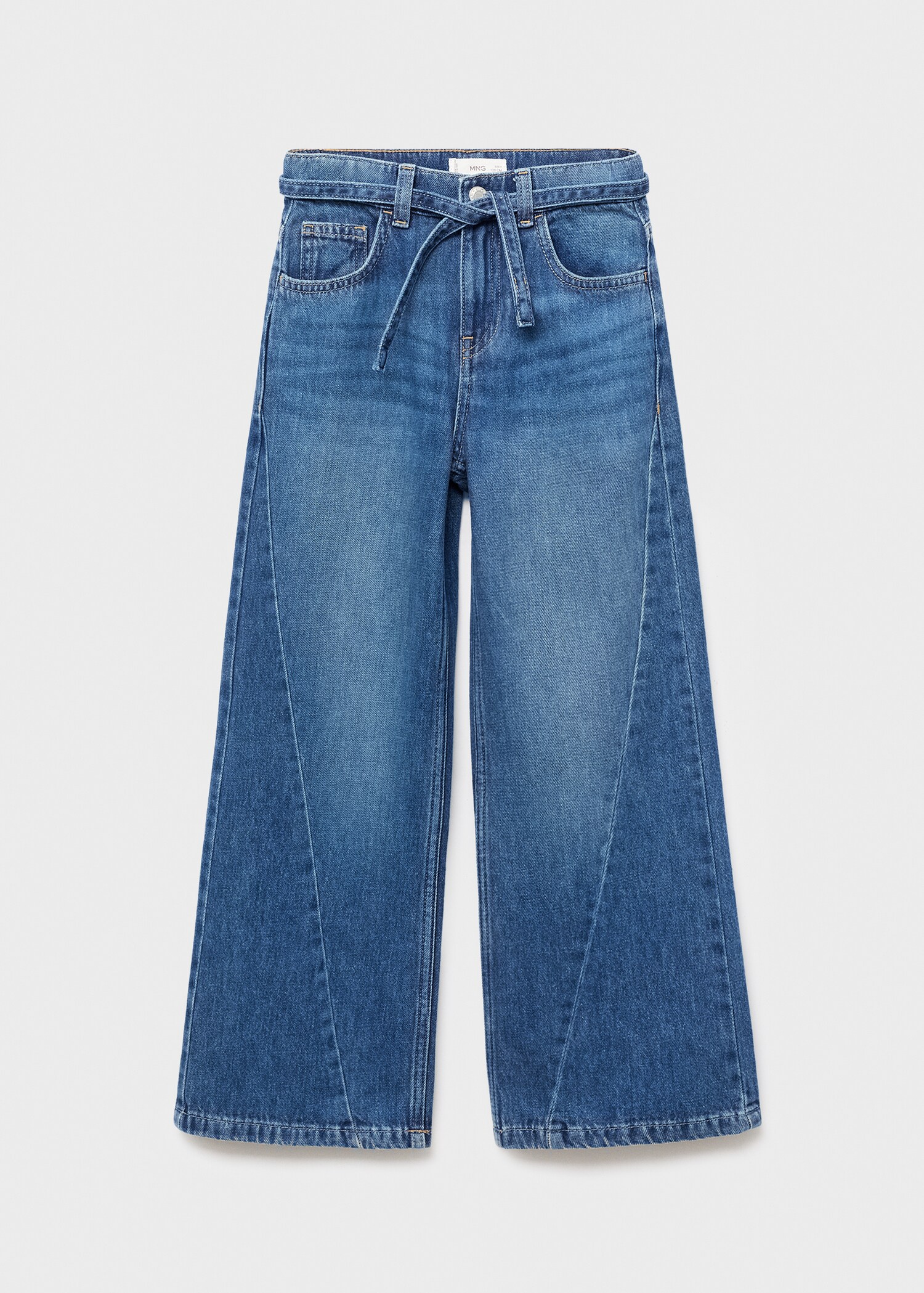 Jeans culotte com costura - Artigo sem modelo