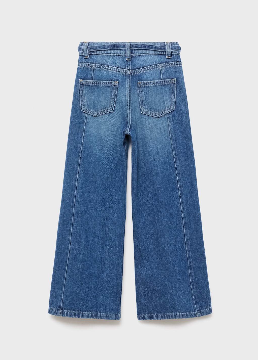 Culotte jeans with seam detail